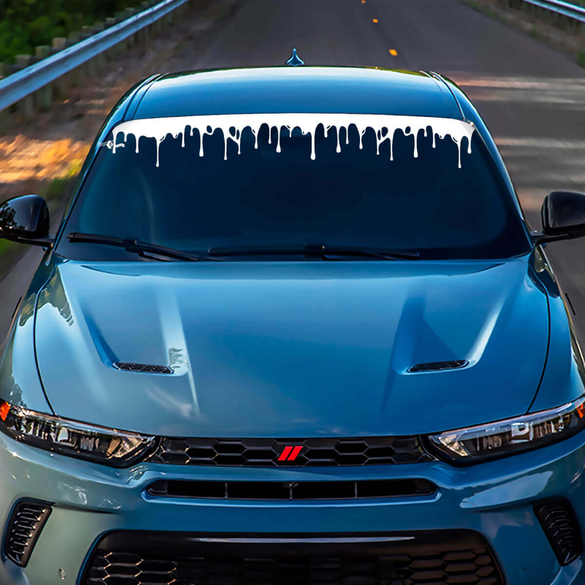 Hornet Hash Hash voorruitstipe banner sticker sticker - Aangepaste vinylgrafische afbeeldingen geschikt om Hornet te ontwijken
