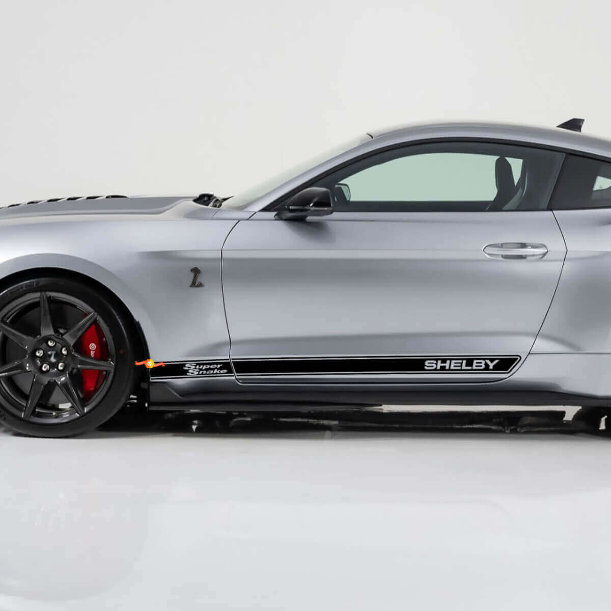 Super Snake Shelby Rocker Panel Stickers voor Musclecar Musclecarmodel
