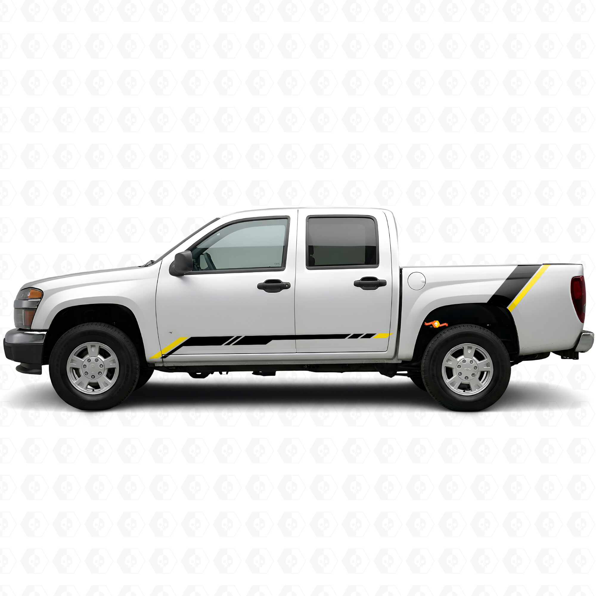 Rising Accent Deur- & Zijbed Vinyl Strepen voor Chevrolet Colorado 1e Gen 2004-2012