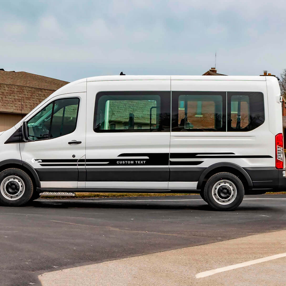 Ford Transit Aangepaste tekst Vinyl Zijstrepen Stickers Stickers
