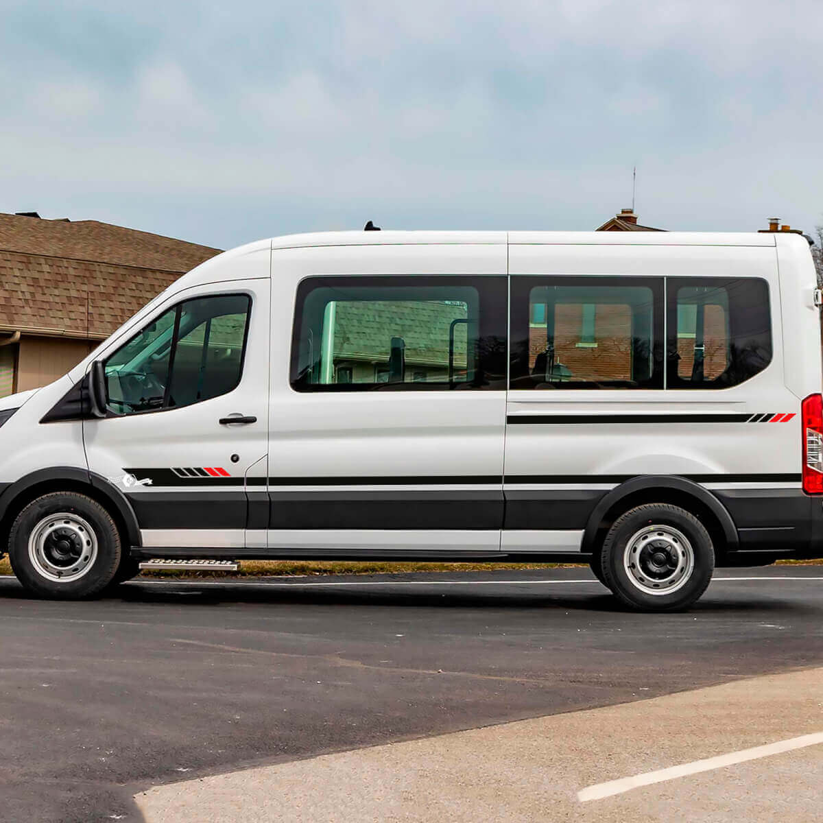 Musclecar Transit Racing Graphics Vinyl Side Stripes Stickers Stickers
