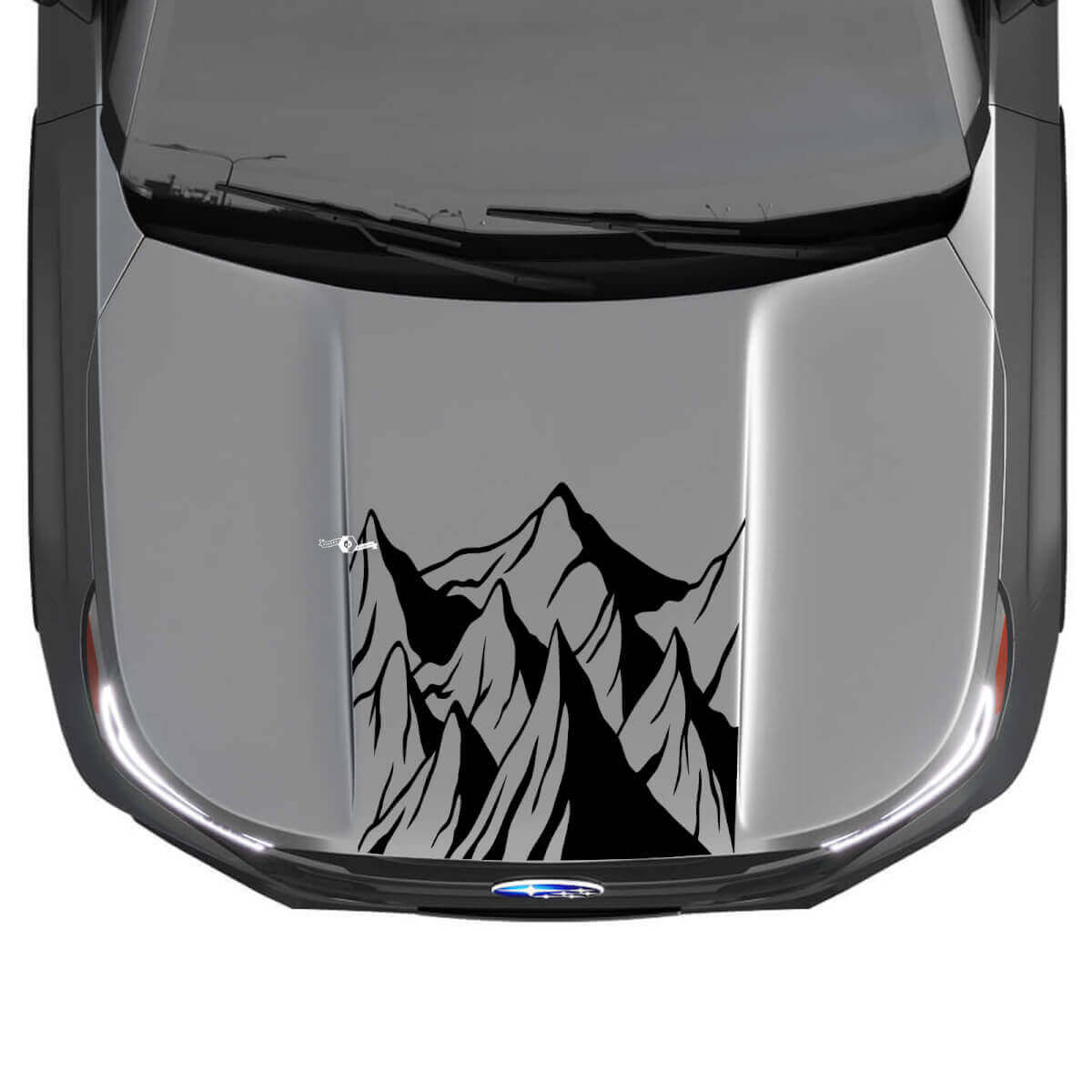 Mountains Motorkap Vinyl Sticker Decal Grafiek voor Subaru Forester