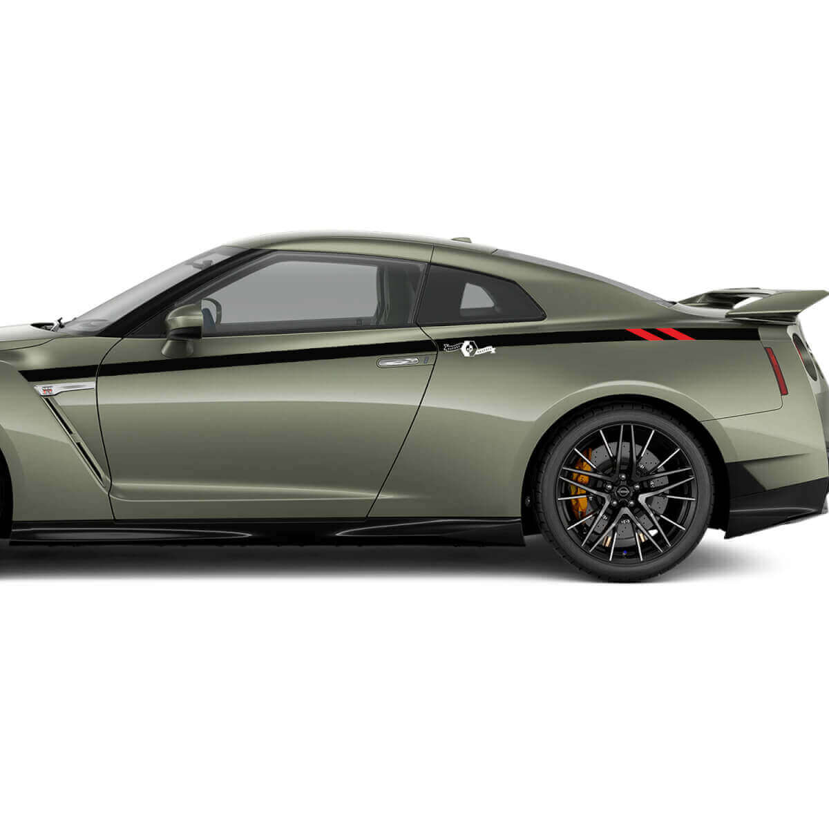 Bedside Racing Deursticker Set voor Nissan GT-R