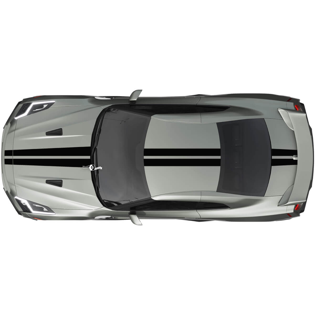 Full Body Dual Racing Stripes Decal Kit voor Nissan GT-R
