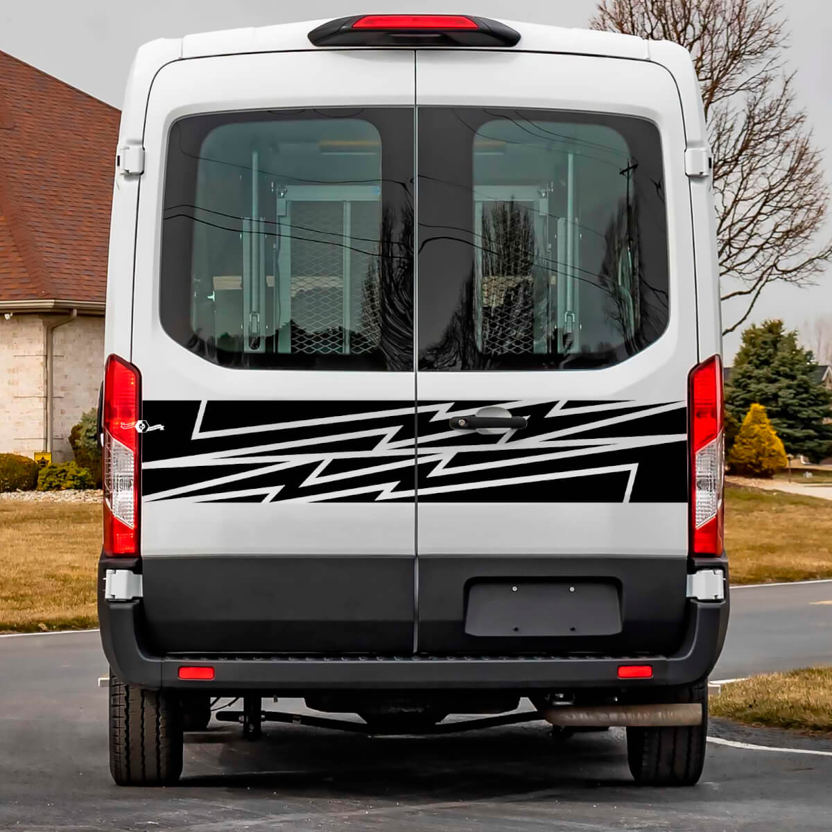 Ford Transit Achter deuren Graphics Vinyl Decal Sticker 2
