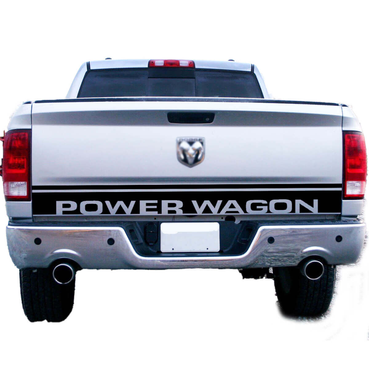 Truck Achterklep Accent Vinyl Graphics streep Sticker Decal 2 voor Dodge Ram 1500 Power Wagon