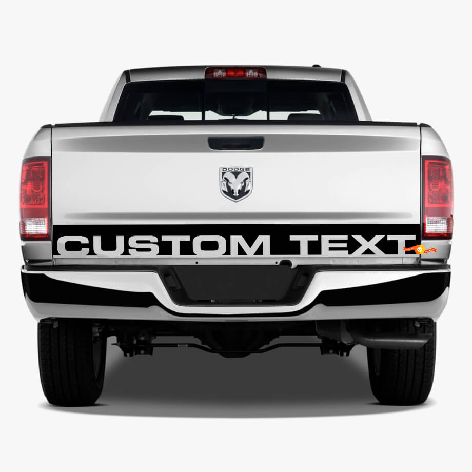 Aangepaste vinylstreep voor achterklep voor Dodge Ram 1500 Power Wagon