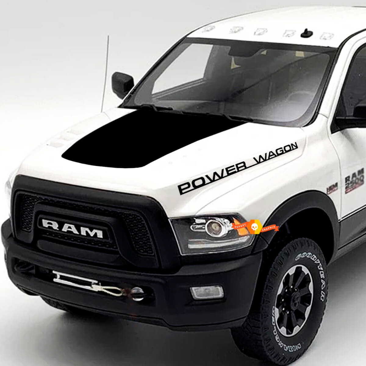 Volledige kit voor Power Wagon Ram 2500 enorme truck vinylstickers stickers
