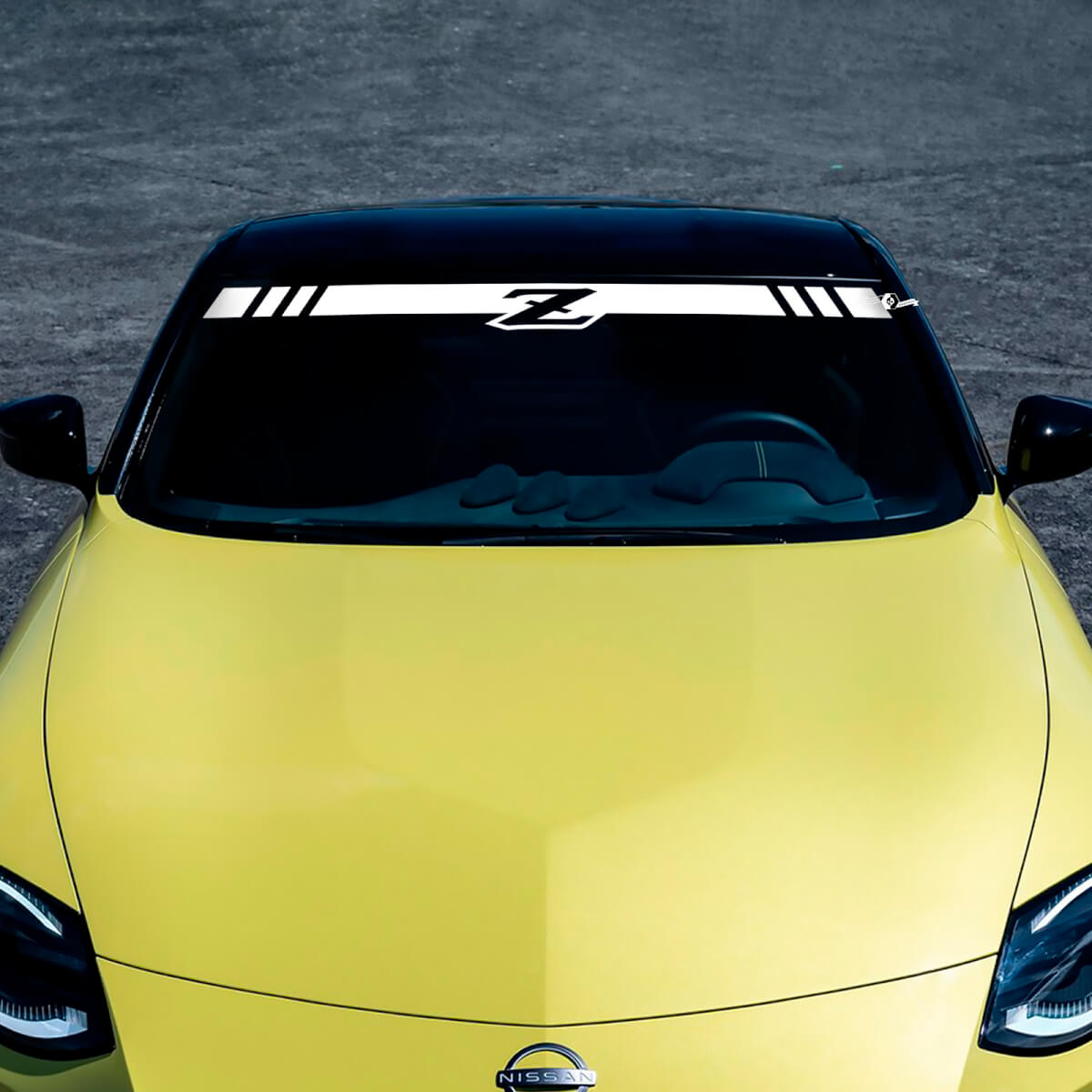 Voorruit z stipe streep sticker voor Nissan Z Sport 2
