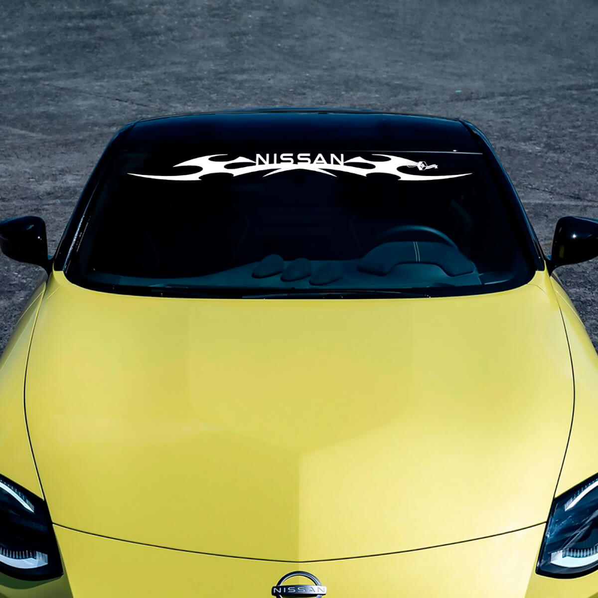 Voorruit z vlammen streep streep sticker voor nissan z sport 2

