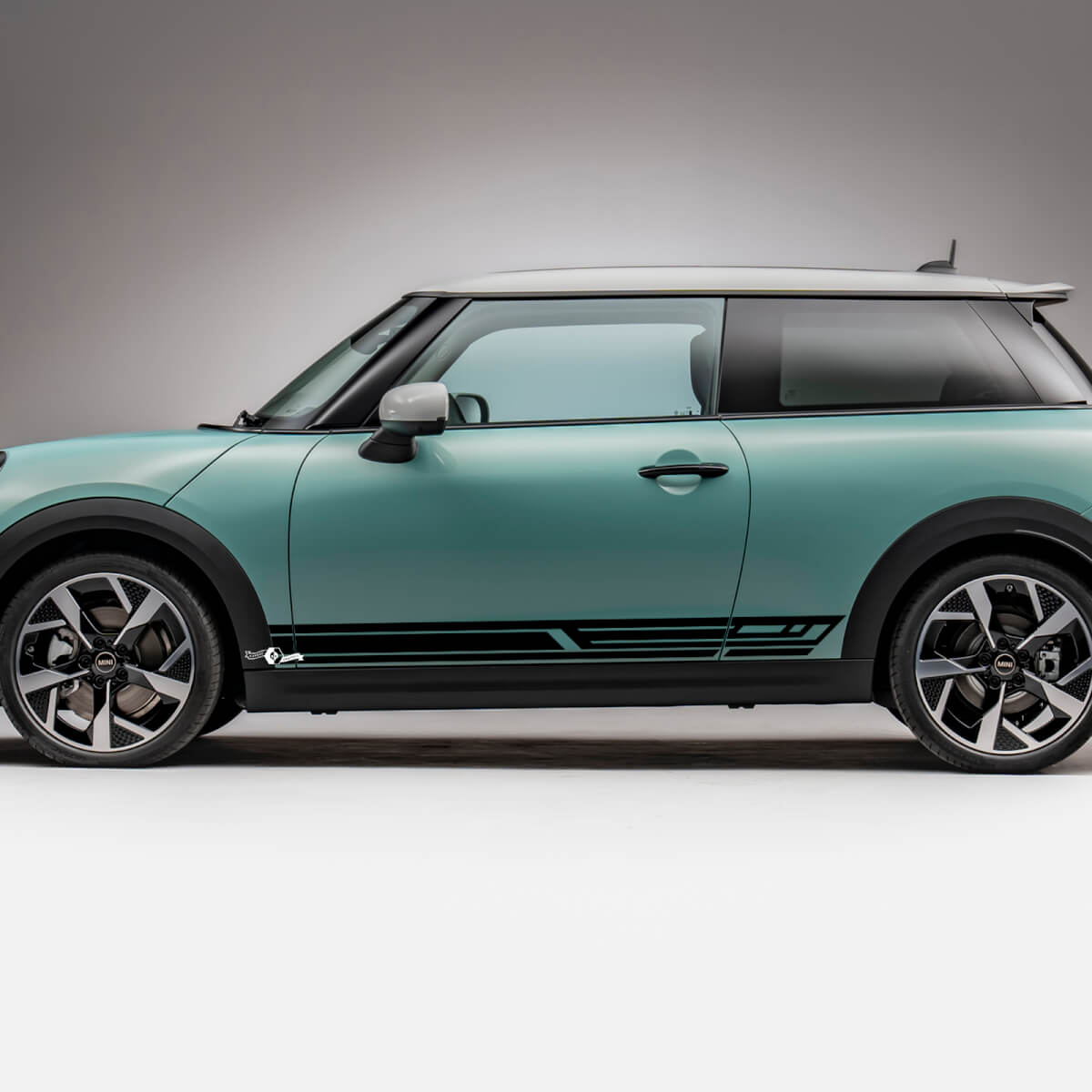 Side Racing Stripes Graphics Decal voor Mini Cooper S 3
