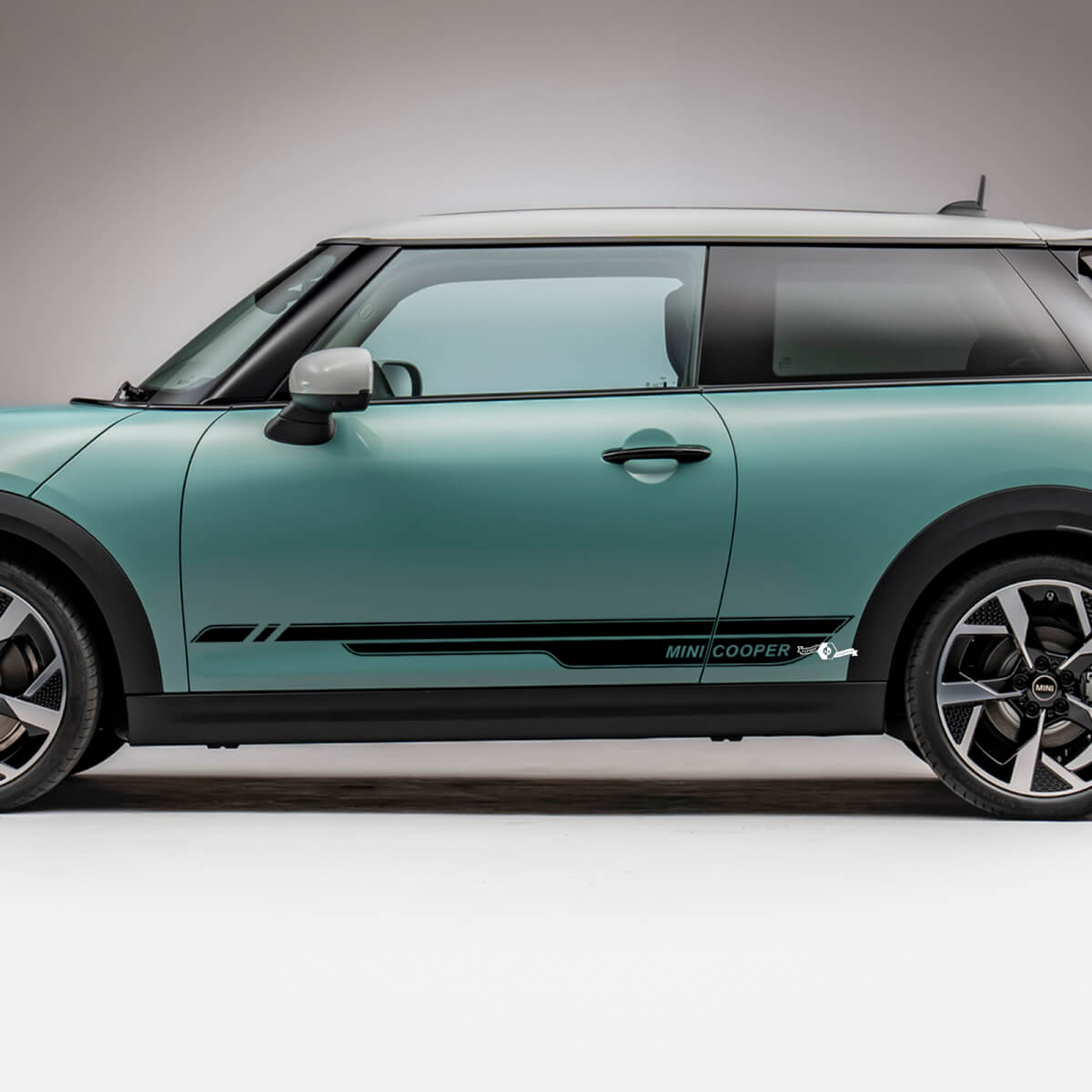 Side Racing Stripes Graphics Decal voor Mini Cooper S 4
