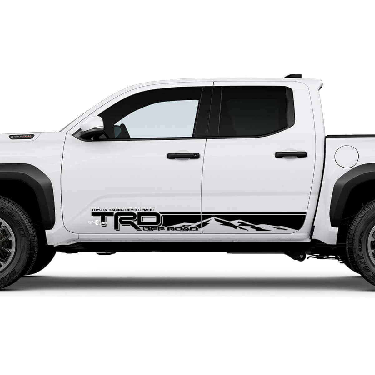 TRD off Road Bergstrepen Zijklep Panel Stickers voor Toyota Tacoma 4e Gen