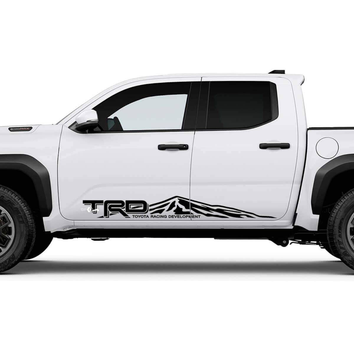 TRD Off Road Mountains Side Rocker Panel Stickers Stickers voor Toyota Tacoma Vierde generatie
