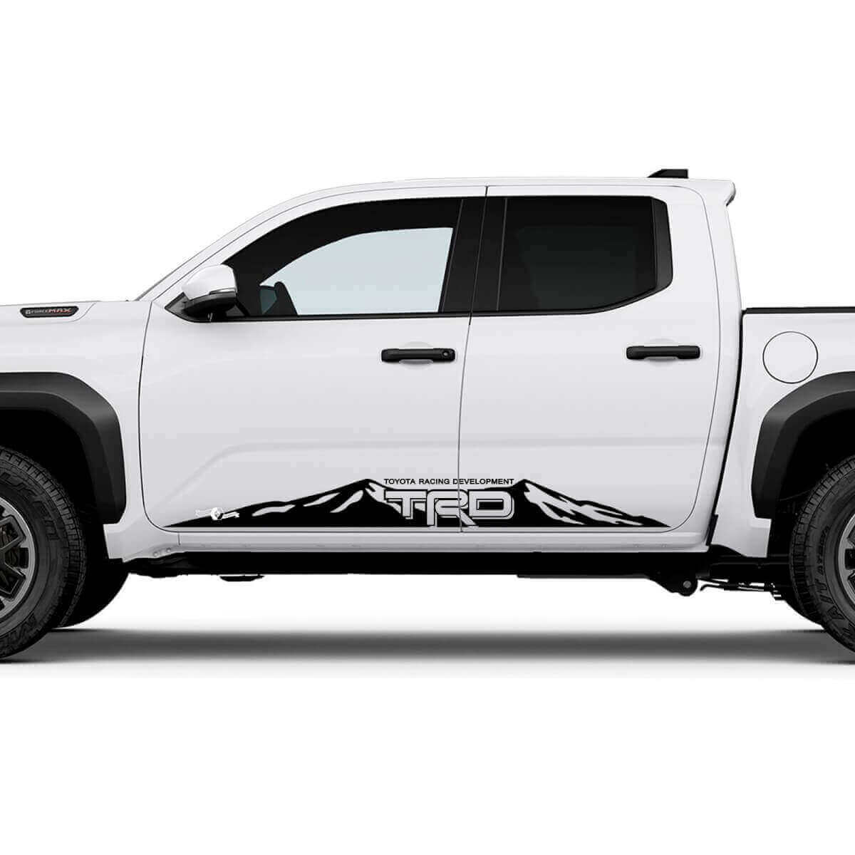 TRD off Road Mountains Deur Zijscherm Rocker Panel Stickers 2 voor Toyota Tacoma 4e Gen