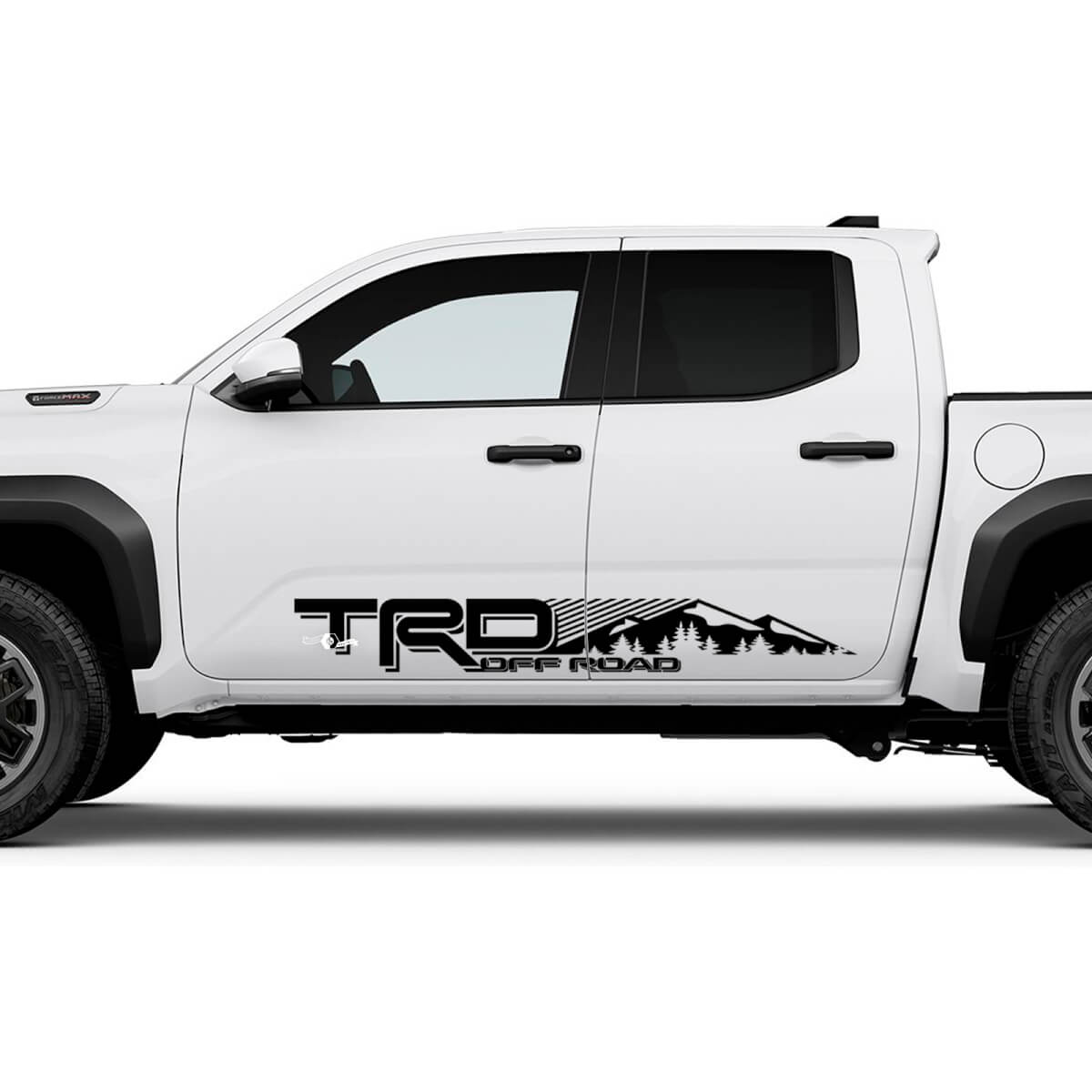 TRD Off Road Mountains Forest Side Rocker Paneel Stickers voor Toyota Tacoma 4e Gen
