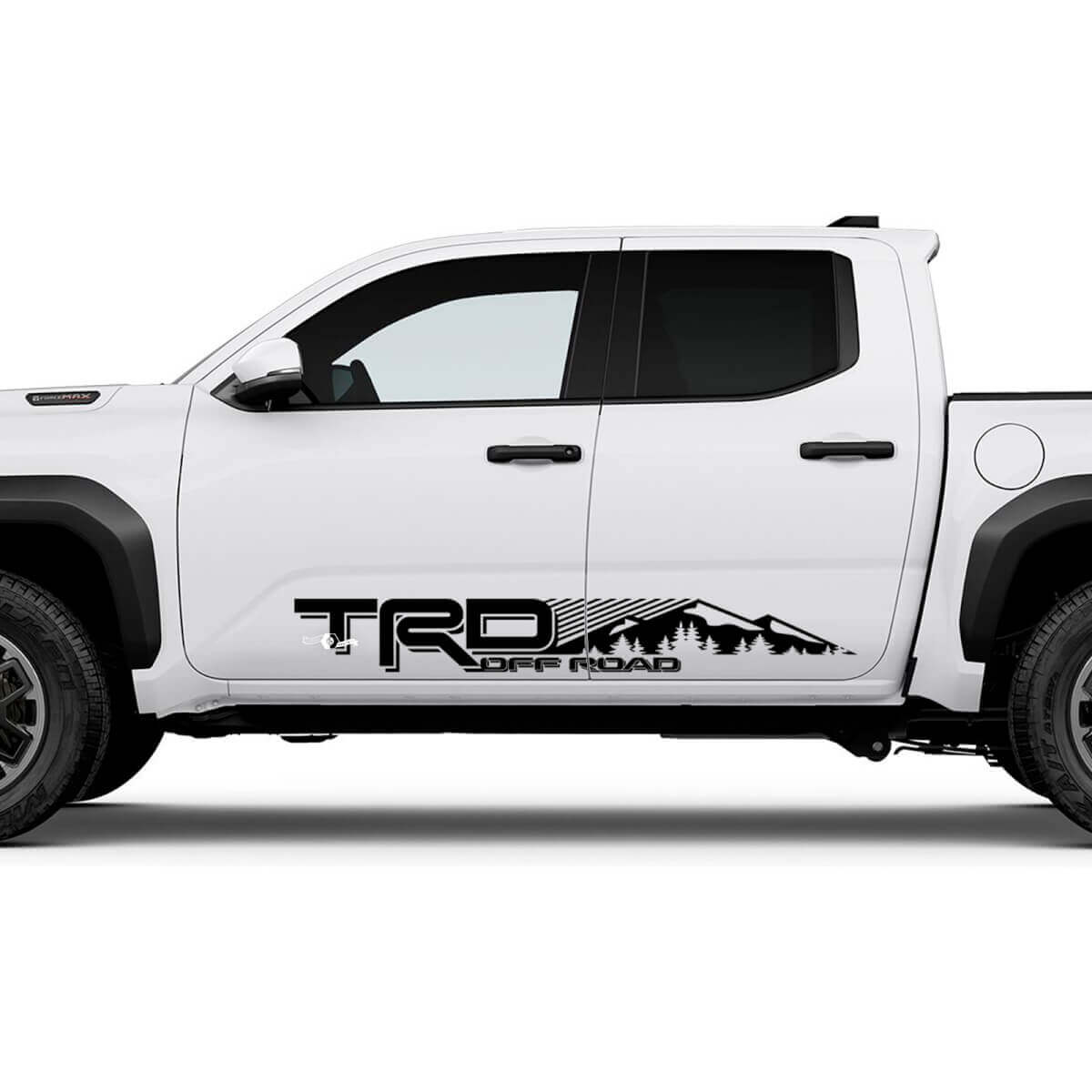 TRD off Road Mountains Forest Side Rocker Panel Decals Stickers voor Toyota Tacoma 4e generatie
