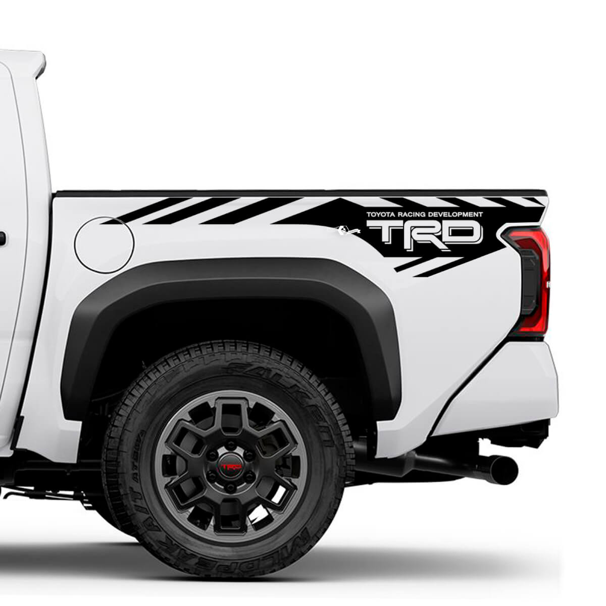 TRD Off Road Mountains bed vrachtwagenstickers stickers voor Toyota Tacoma 4e Gen
