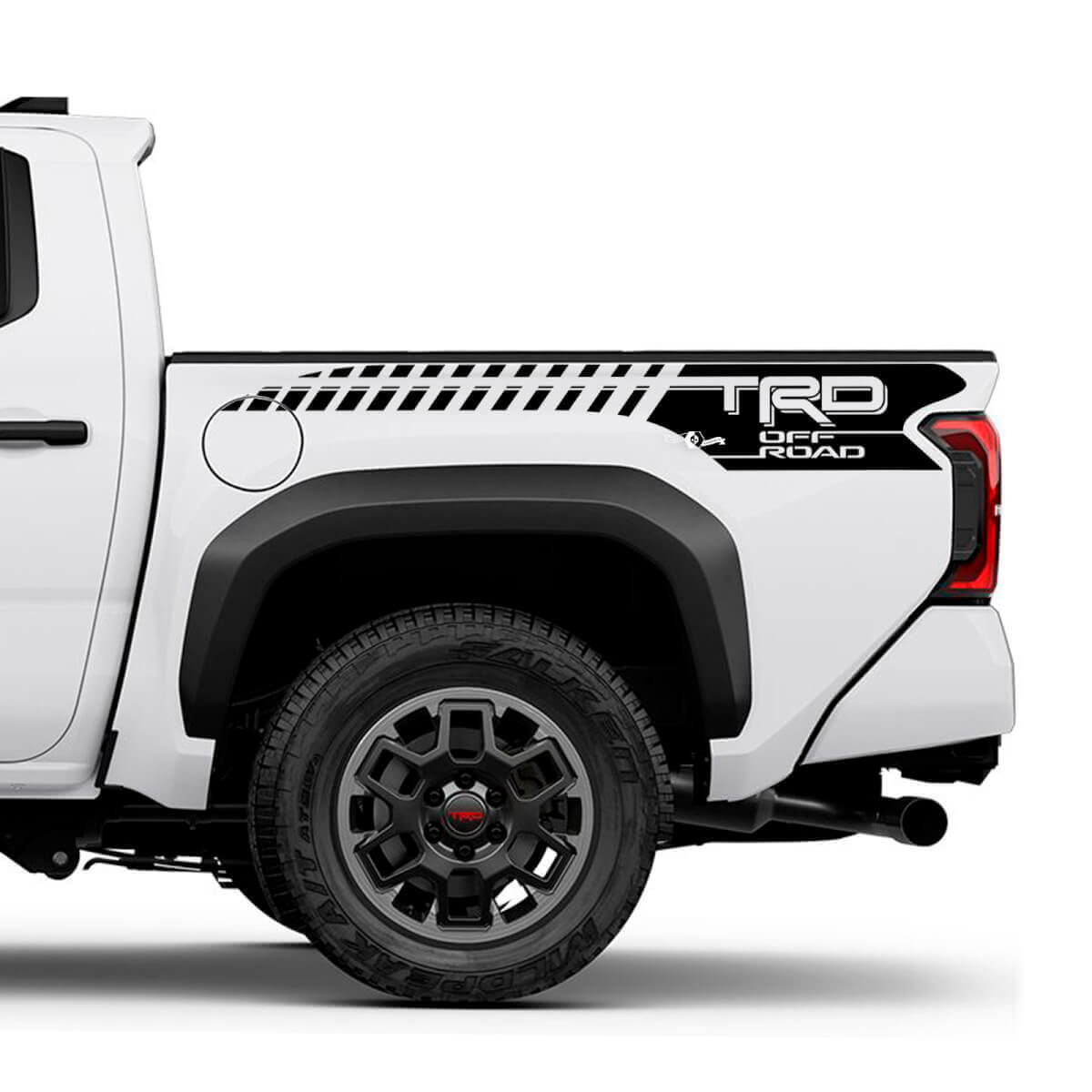TRD Off Road Mountains bed vrachtwagenstickers stickers voor Toyota Tacoma 4e Gen 3
