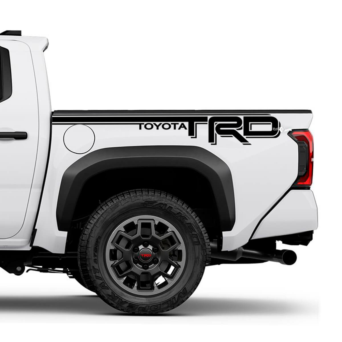TRD OFF ROAD BEDBADE TRUCK DICALS -stickers voor Toyota Tacoma 4e Gen

