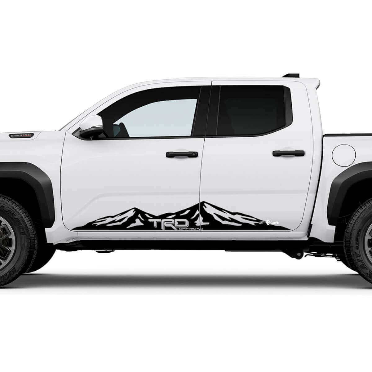 TRD Off Road Zij Mountains Rocker Panel Decals Stickers 2 voor Toyota Tacoma