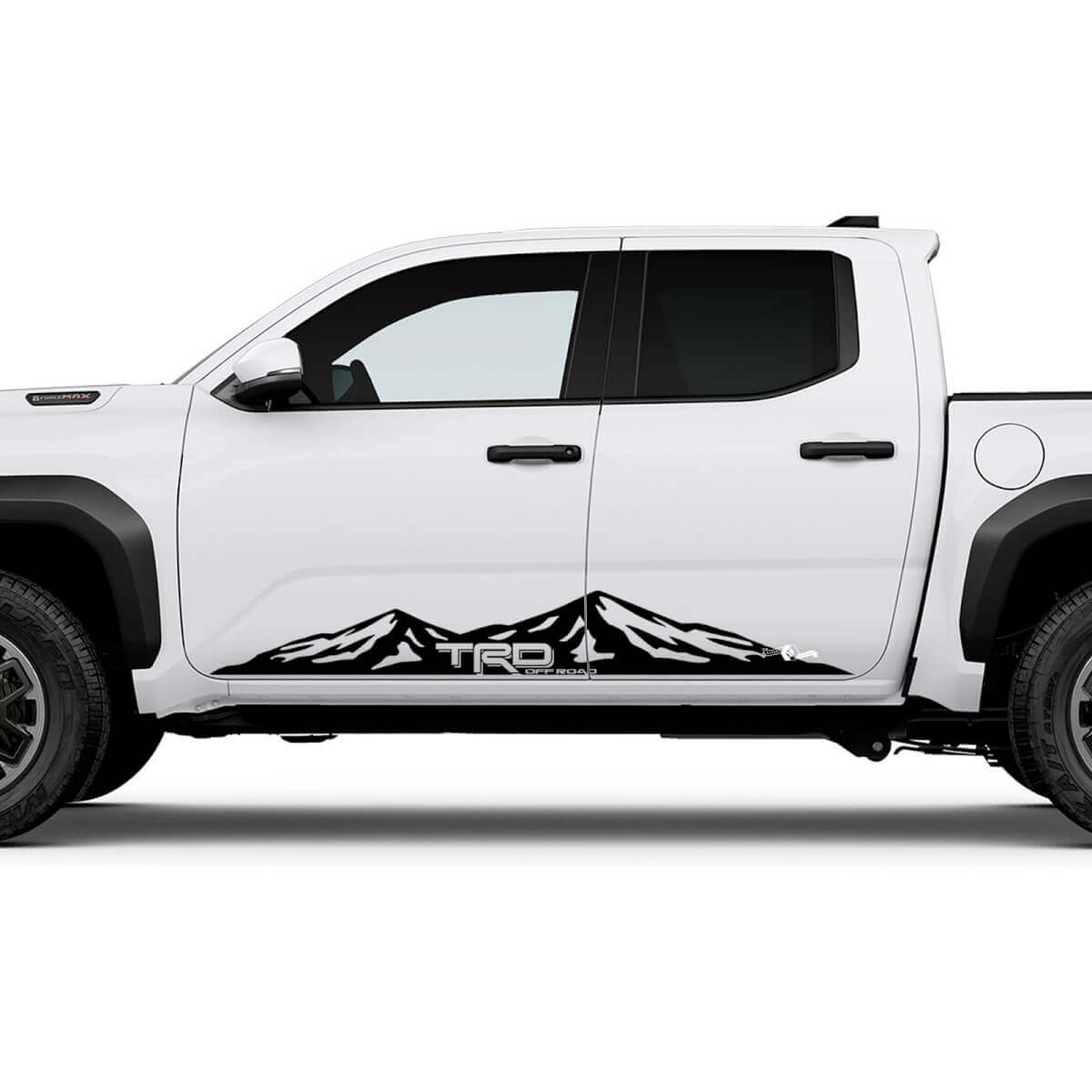 TRD Off Road Side Mountains Rocker Panel Decals Stickers voor Toyota Tacoma 2
