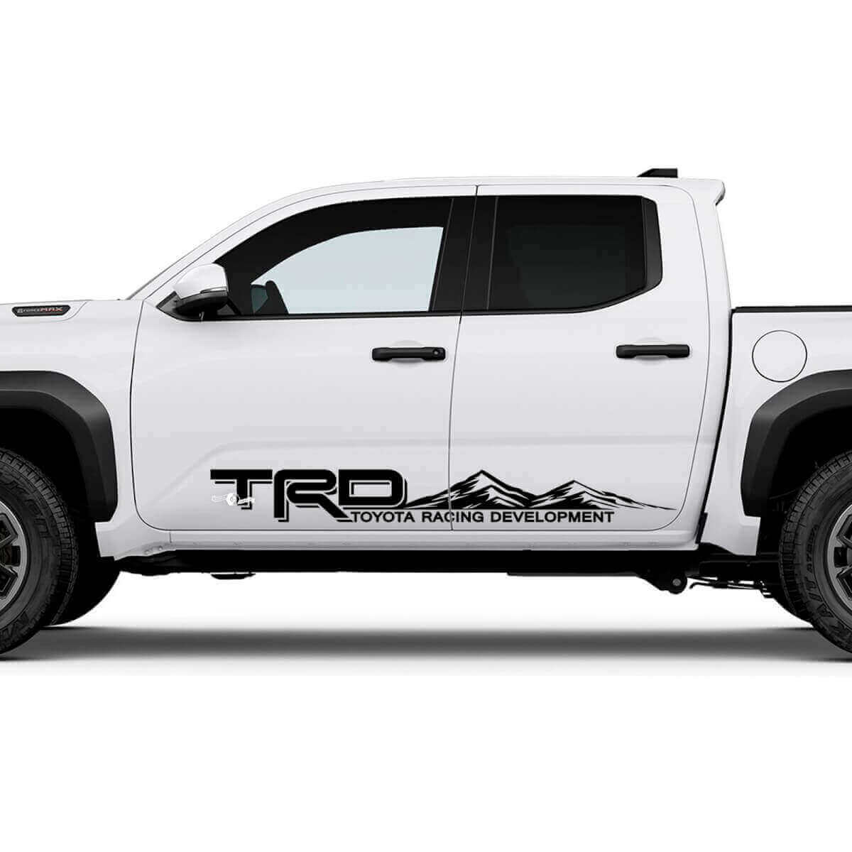 Belettering TRD Off Road Bergen Zijschort Paneel Stickers voor Toyota Tacoma