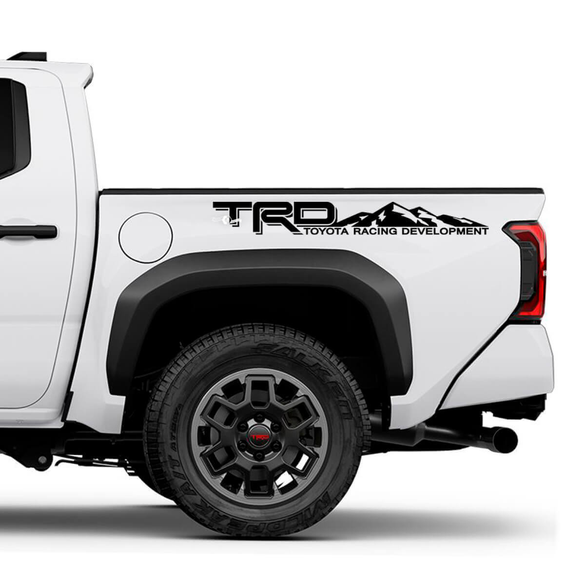 TRD off Road Mountains Bedside Truck Decals Stickers voor Toyota Tacoma
