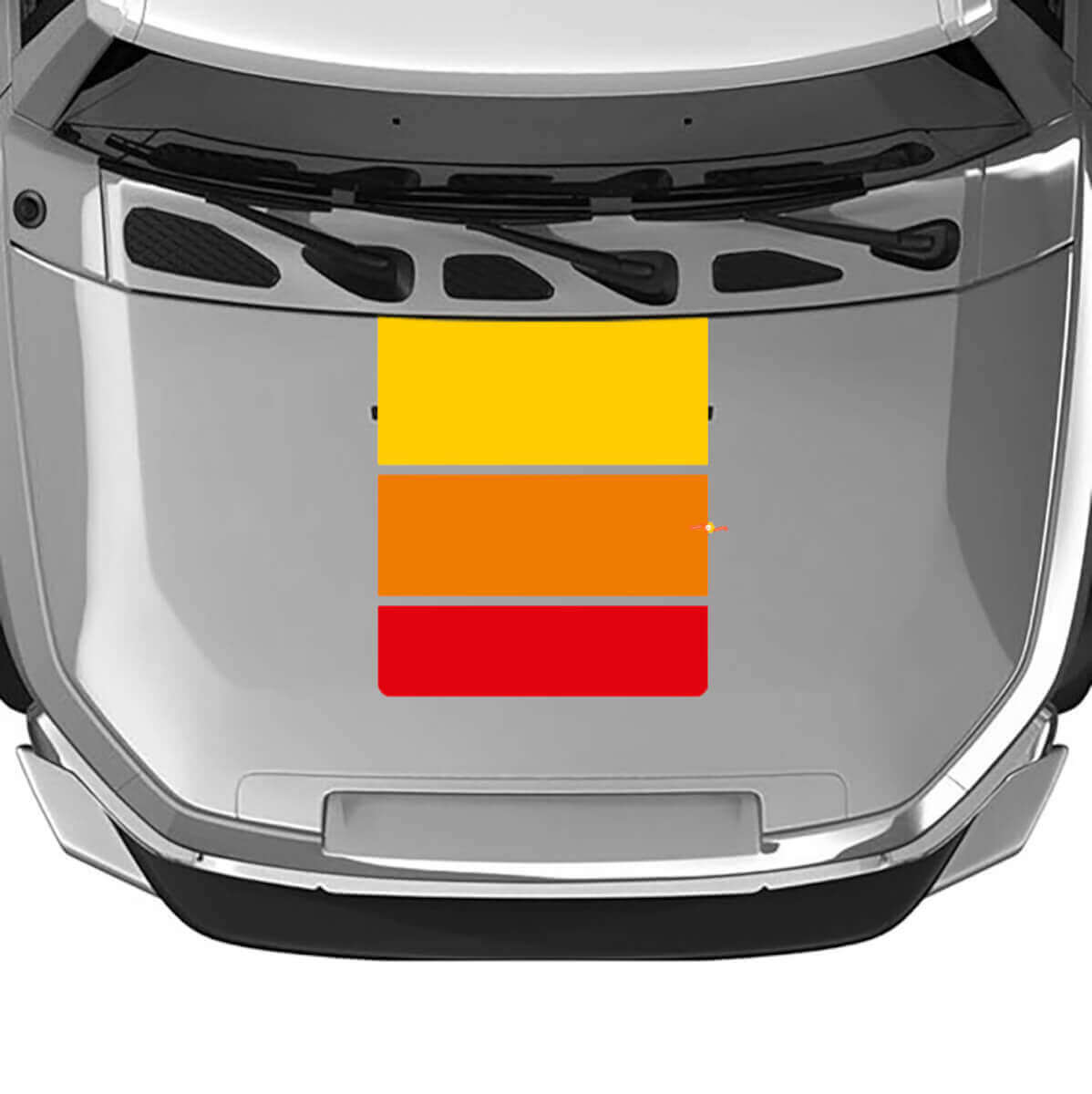 Heritage Style Strepen Motorkap en Zijkant Vinyl Decal Kit voor Toyota FJ Cruiser