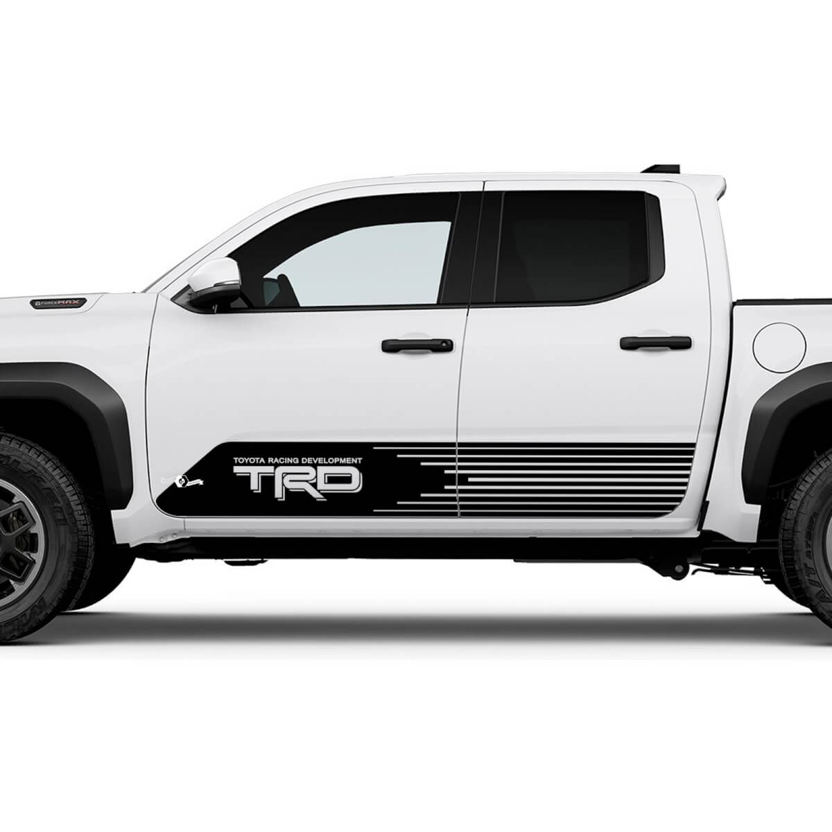 TRD Off Road Side Racing Stripes Rocker Panel Stickers Stickers voor Toyota Tacoma
