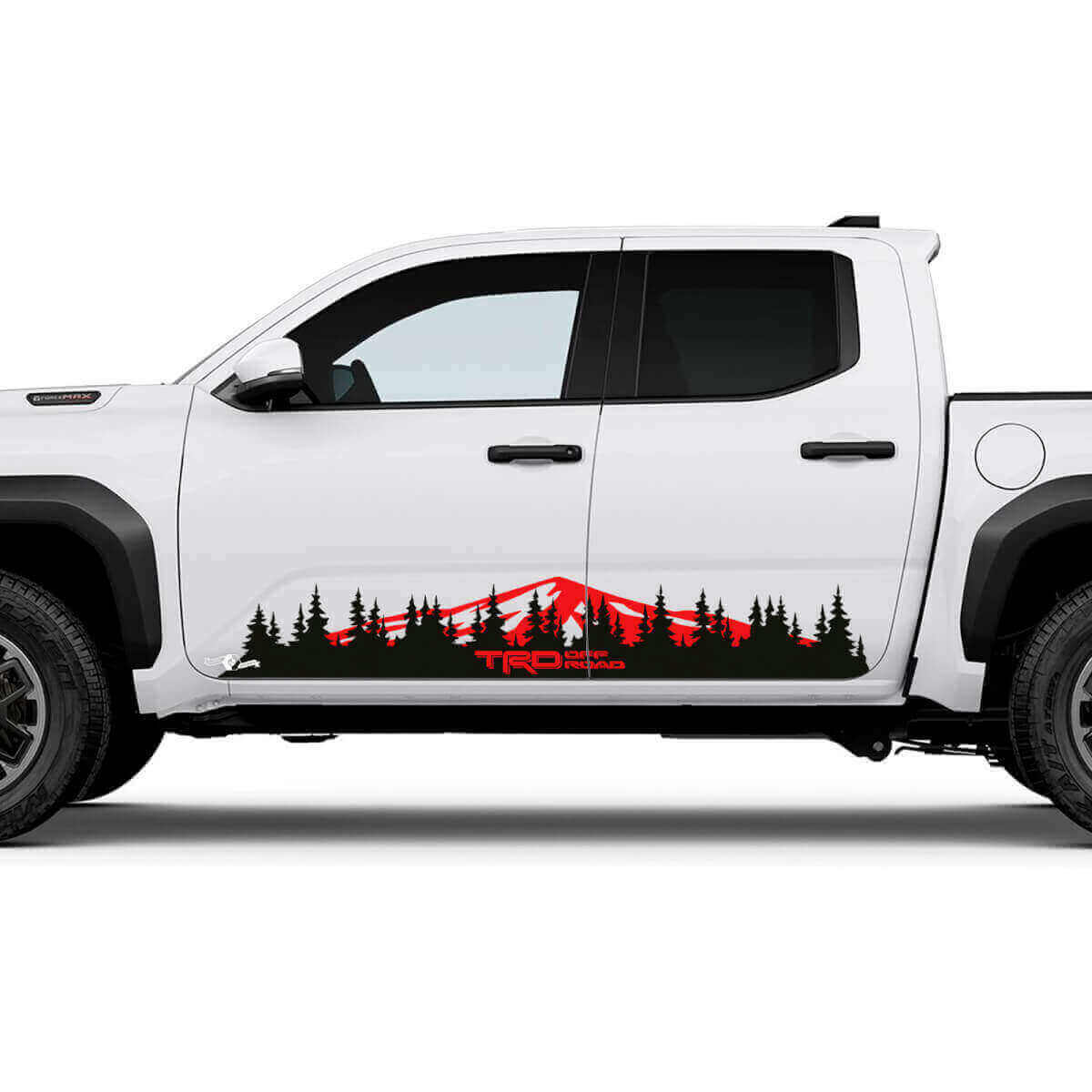 TRD Off Road Bergen Bos Deur Zijscherm Panelen Decals Stickers 2 voor Toyota Tacoma