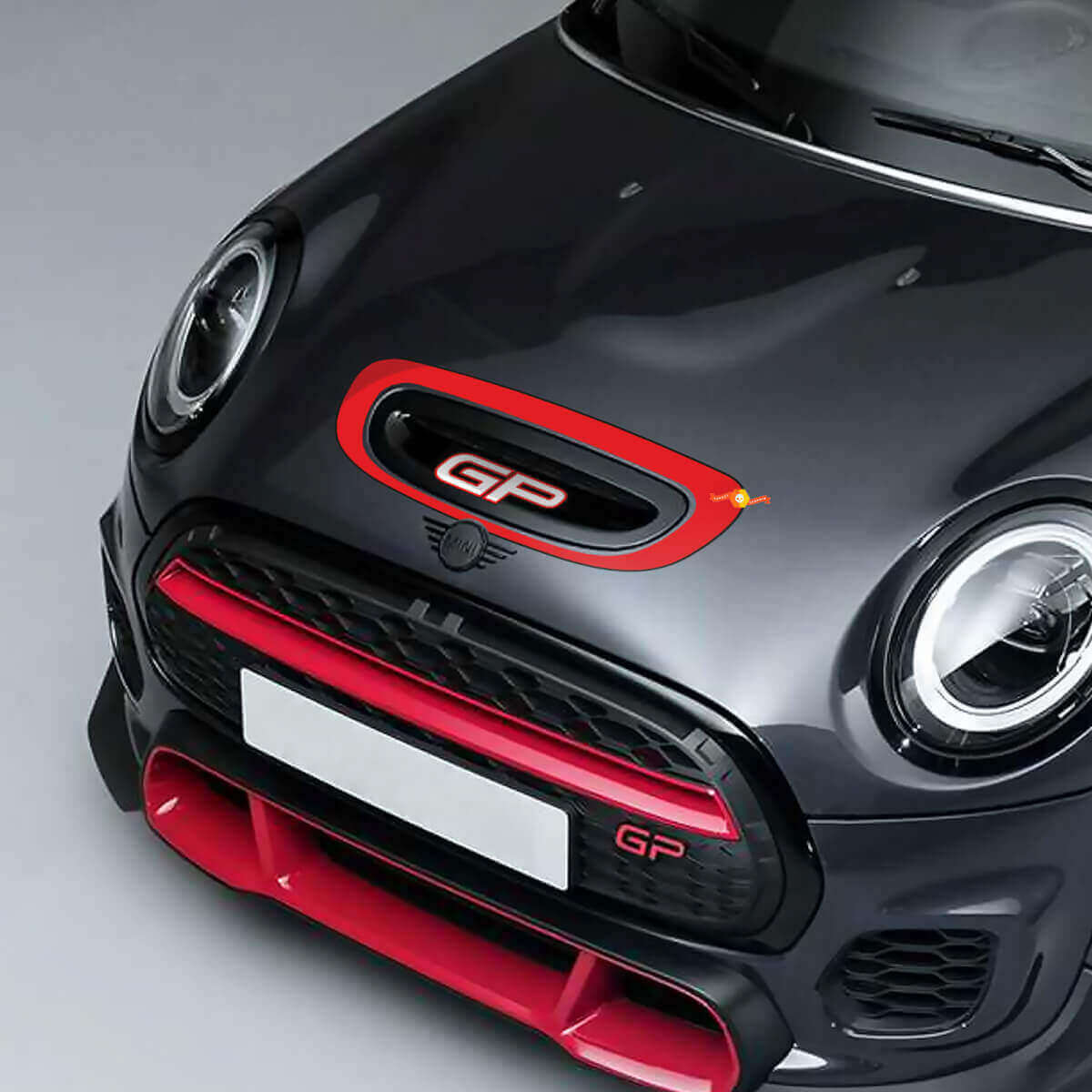 GP Motorkap Scoop Vinyl Sticker voor MINI Cooper GP2 GP3