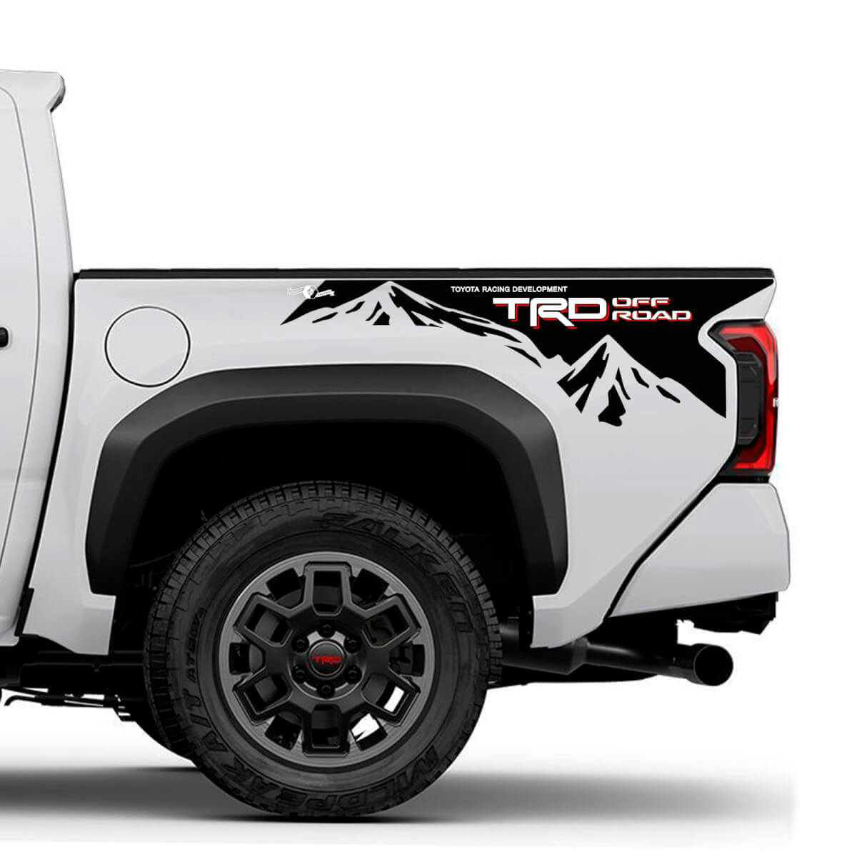 TRD Off Road Mountains BedSide Side Truck Decals Stickers voor Toyota Truck
