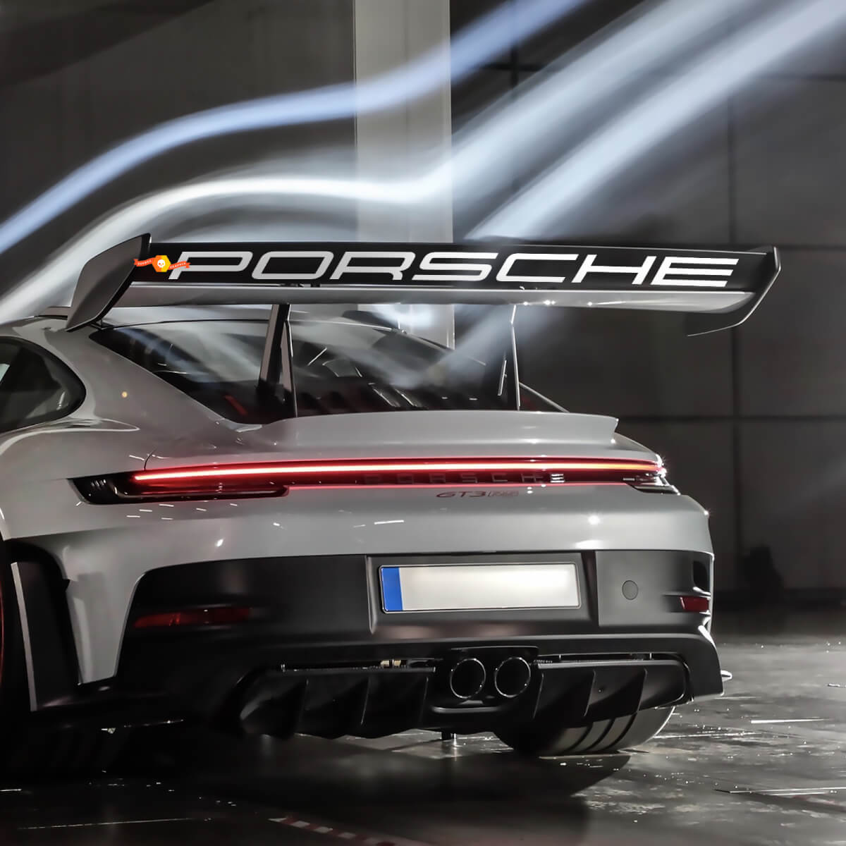 Weissach Achtervleugel GT3 RS Spoiler Decal Sticker voor Porsche GT3
