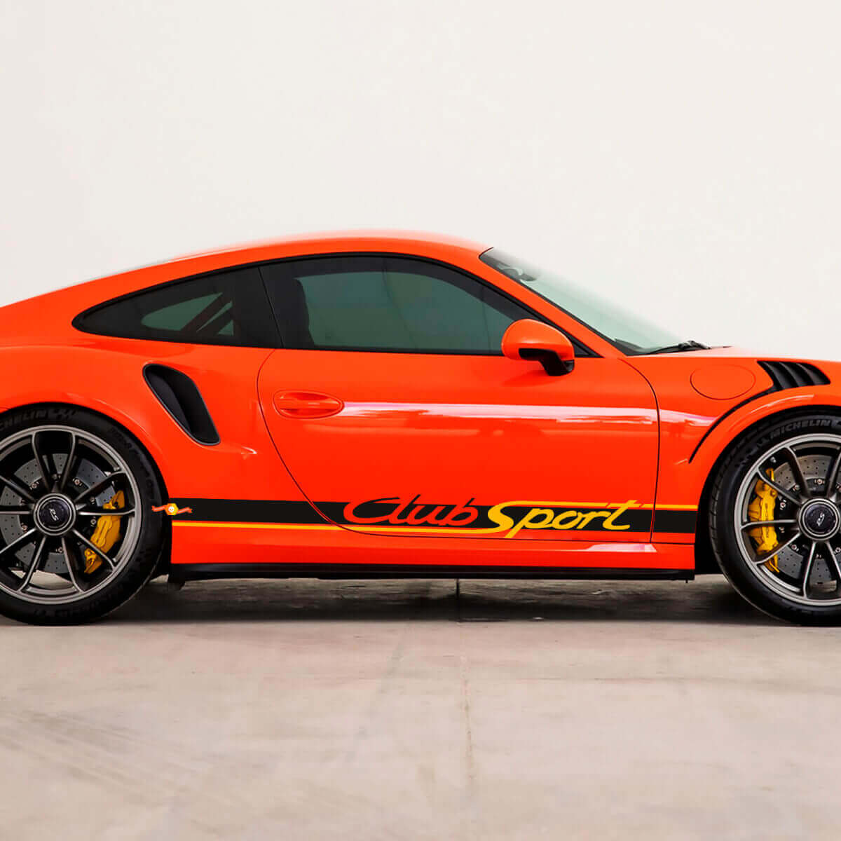 Club Sport Side Stripes Decal Sticker voor Porsche 911
