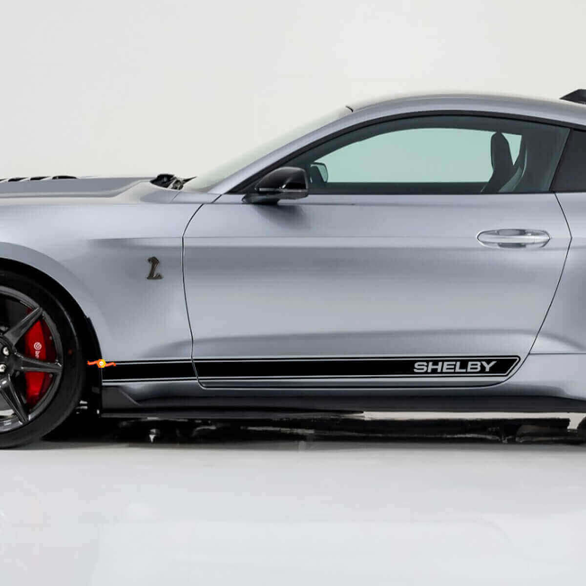 Shelby Omtrek Rocker Panel Strepen Vinyl Decals Kit voor Musclecar Musclecarmodel