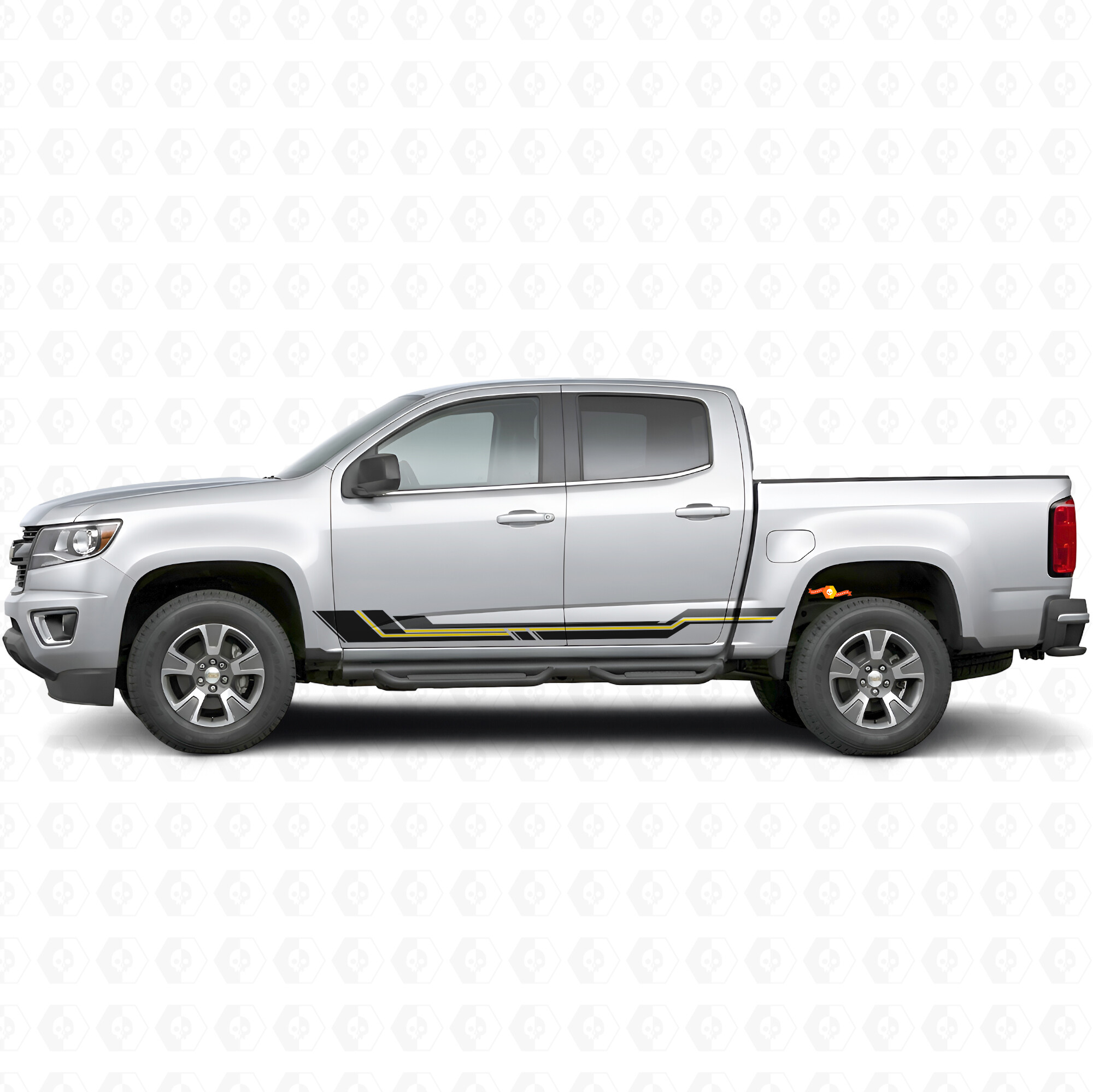 Parallel Accent Deur- en Sierlijsten van Vinyl voor Chevrolet Colorado 2e Generatie 2015-2022