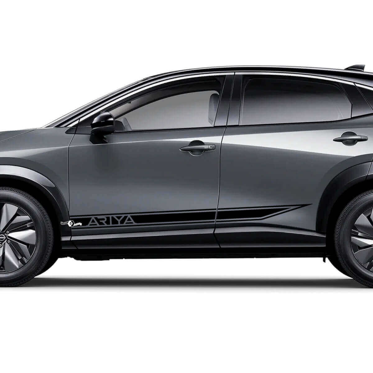 Zijkanten Geslepen Racing Logo Accent Strepen Grafiek Decal Kit voor Nissan ARIYA