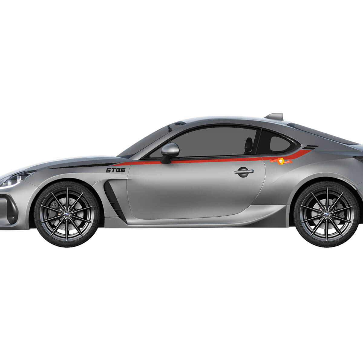 Paar Racing Stripes Vinyl Decal Stickers voor Toyota TRD GT86
