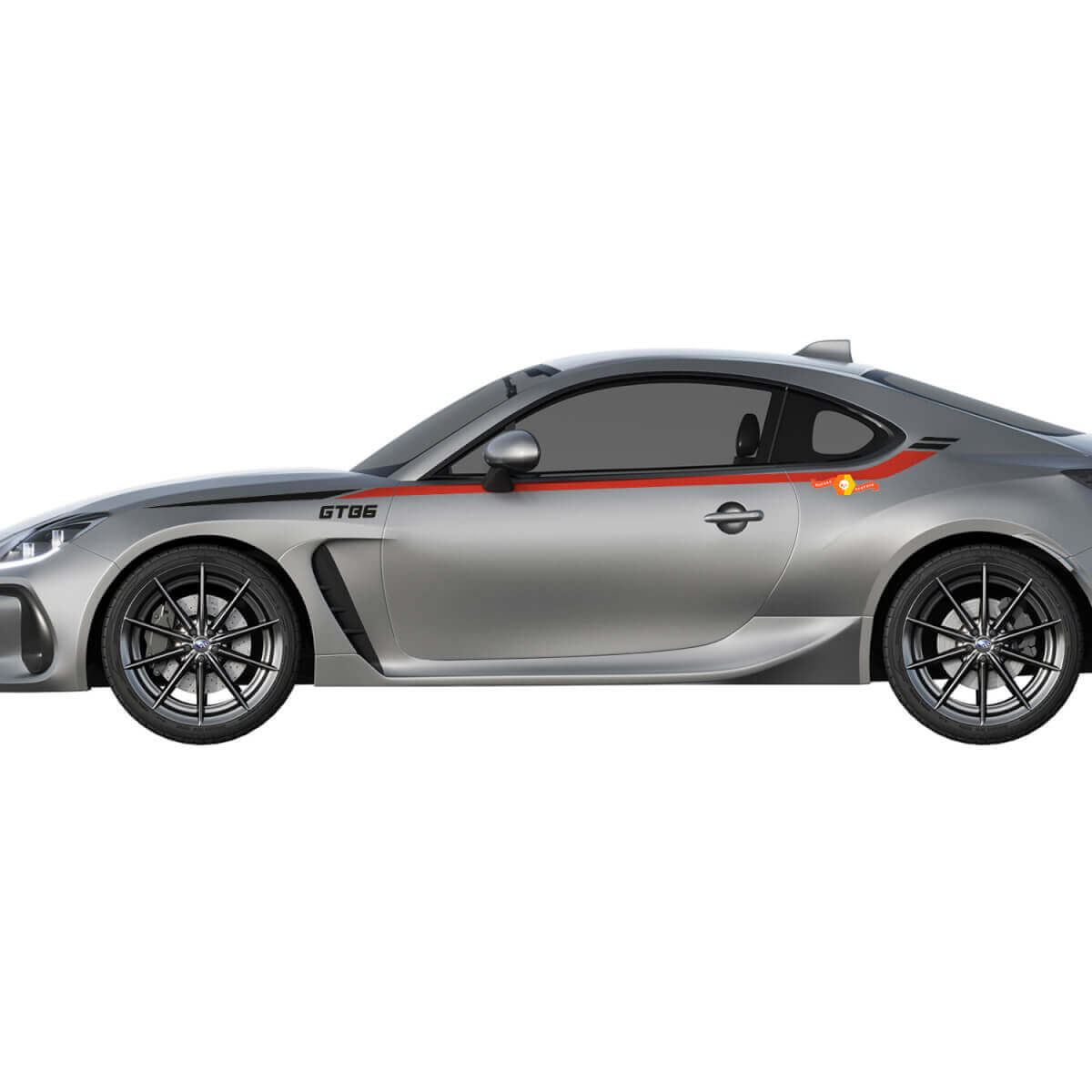 Paar Racing Stripes Vinyl Decal Stickers voor Toyota TRD GT86
