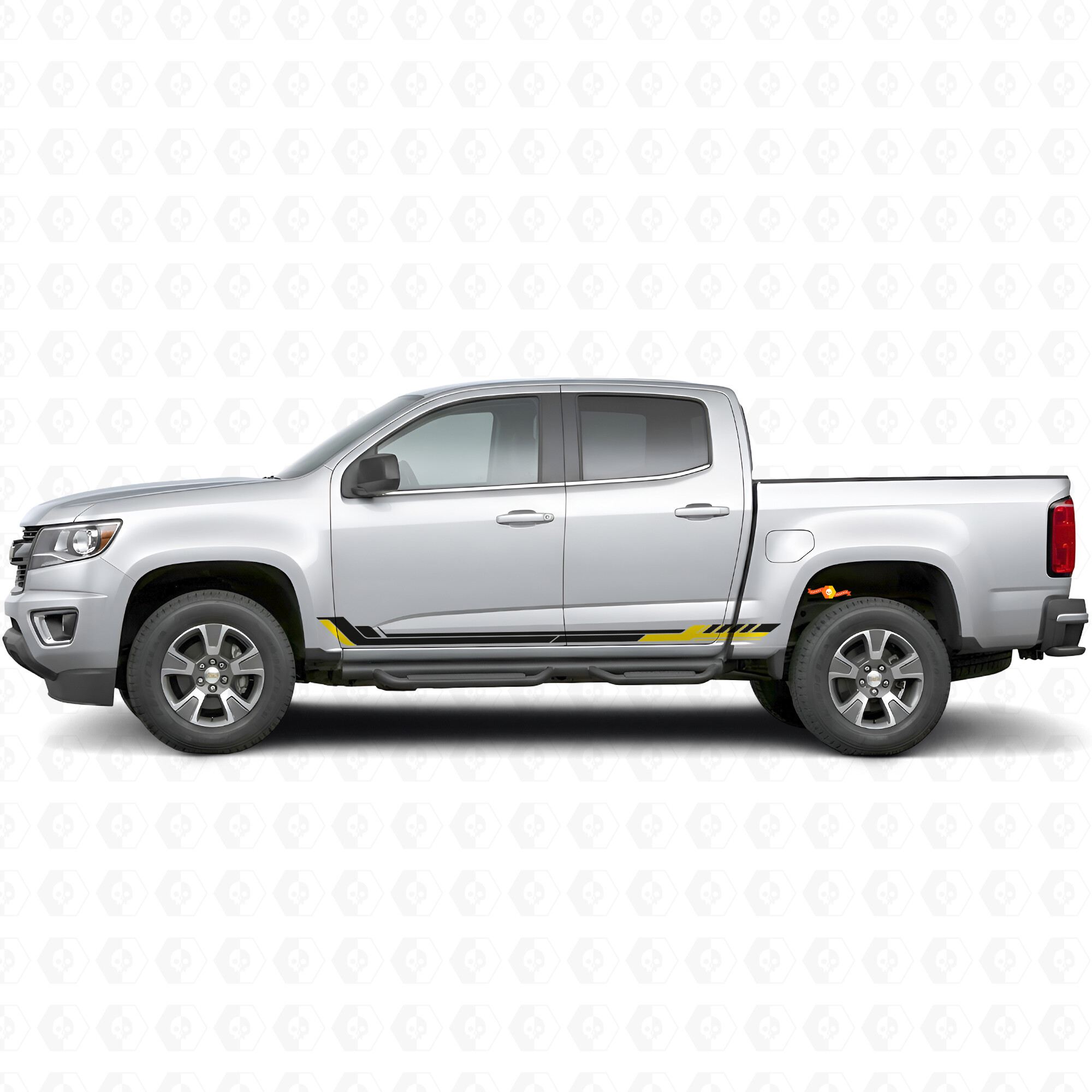 Racing Line Deur- en Sierlijst Vinyl Strepen voor Chevrolet Colorado 2e Generatie 2015-2022