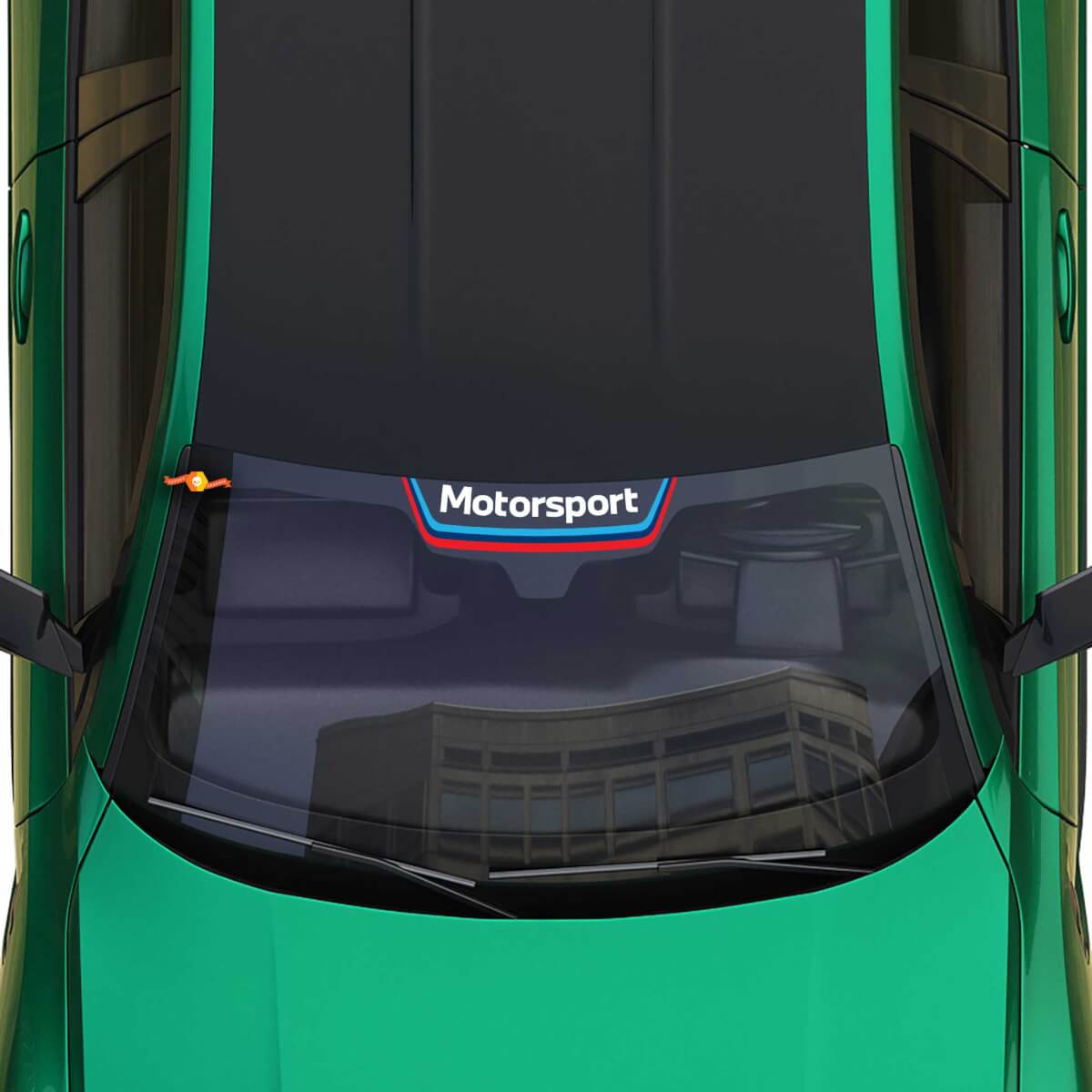 Motorsport M Strepen sticker voor voorruit geschikt voor BMW G-serie
