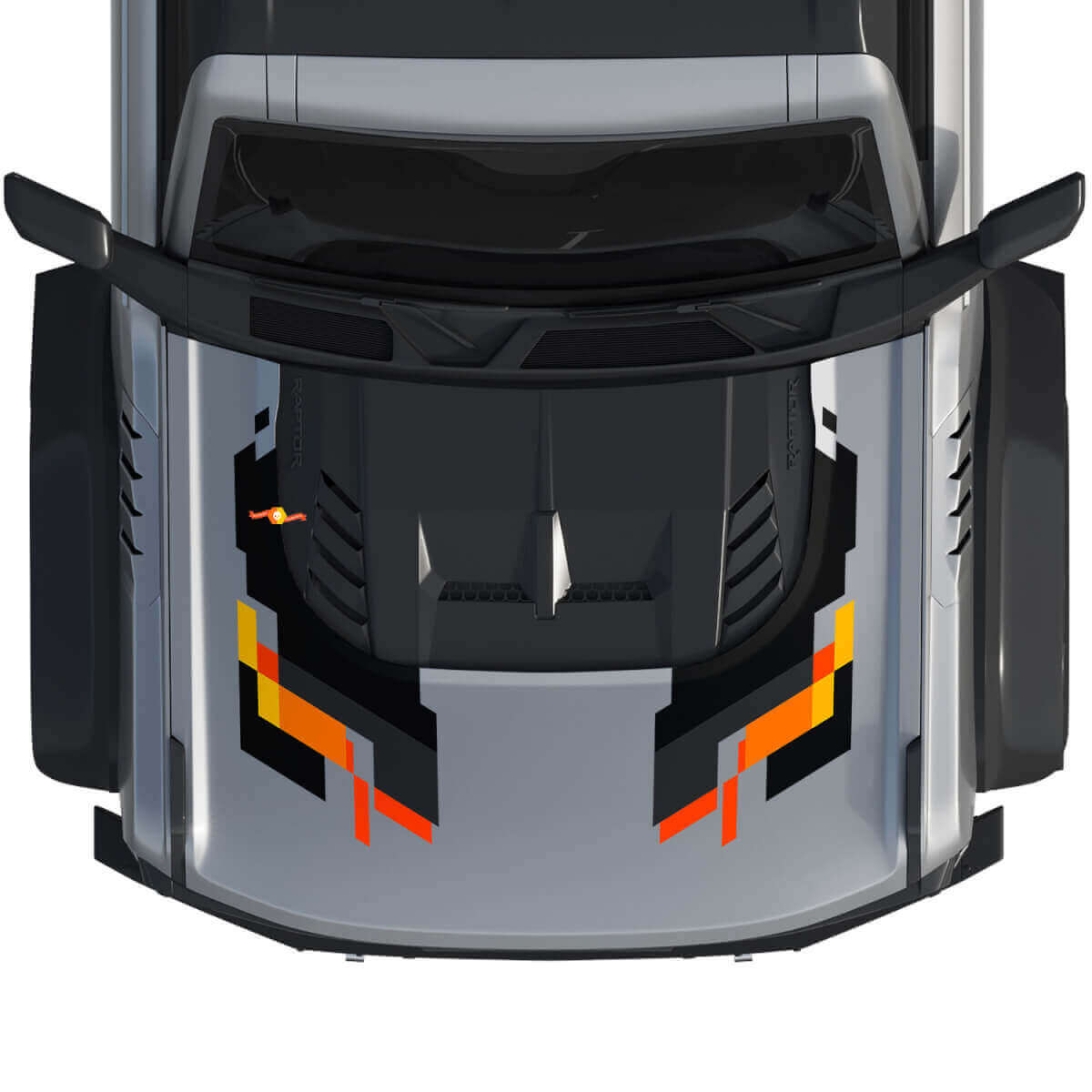 Motorkap Grafieken Kit Vinyl Decal Sticker 2 voor Ford Bronco Raptor