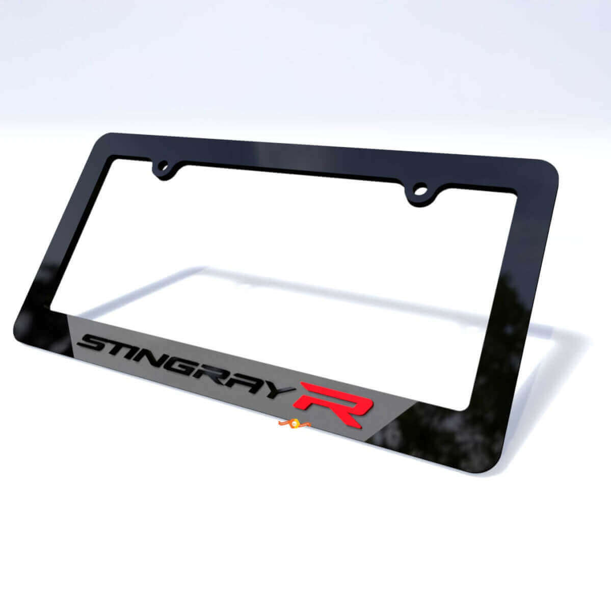 Stingray R Kentekenplaat Covers Frames Voertuigdecoratie voor Chevrolet Corvette C8
