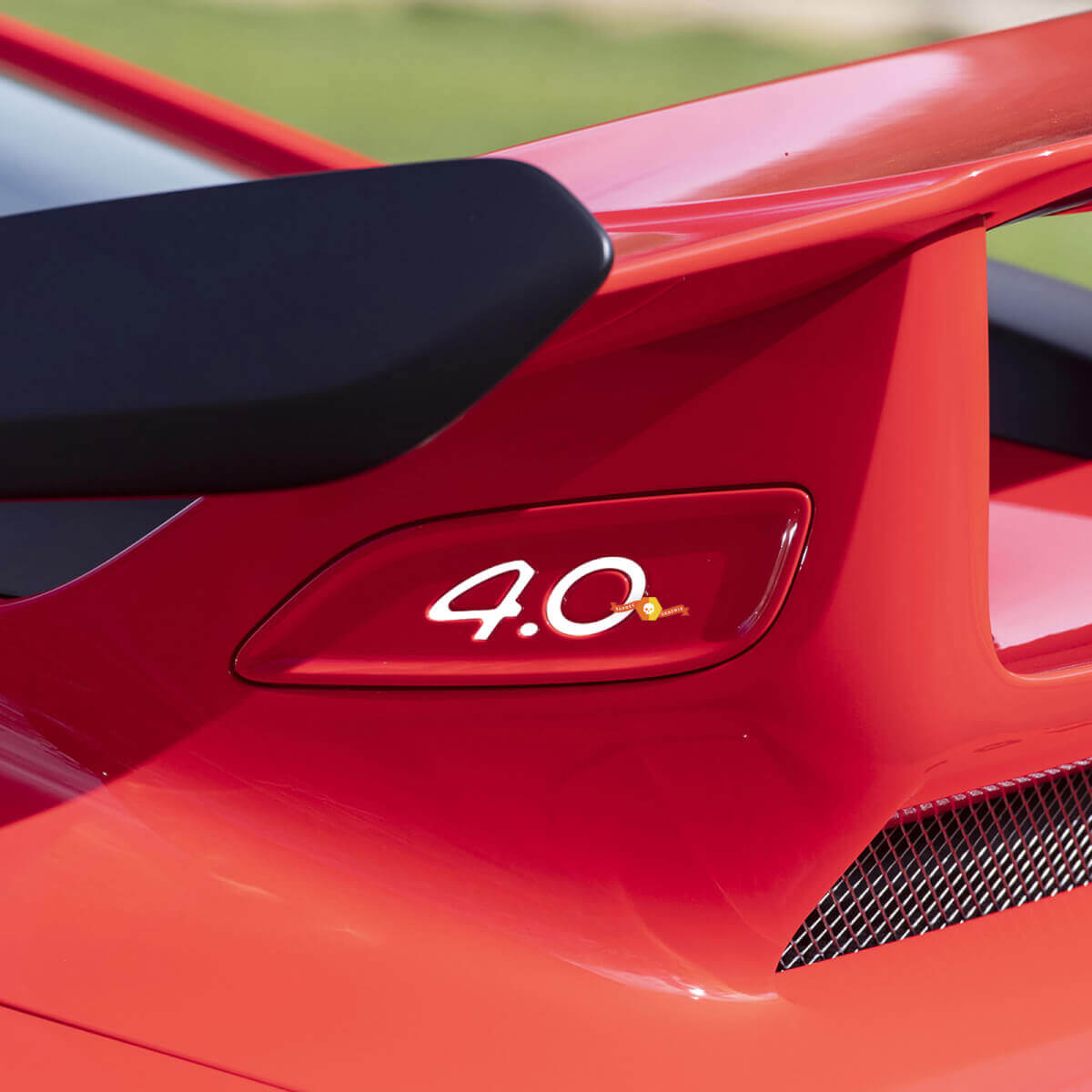 4.0 Achtervleugel inlays sticker voor Porsche 911
