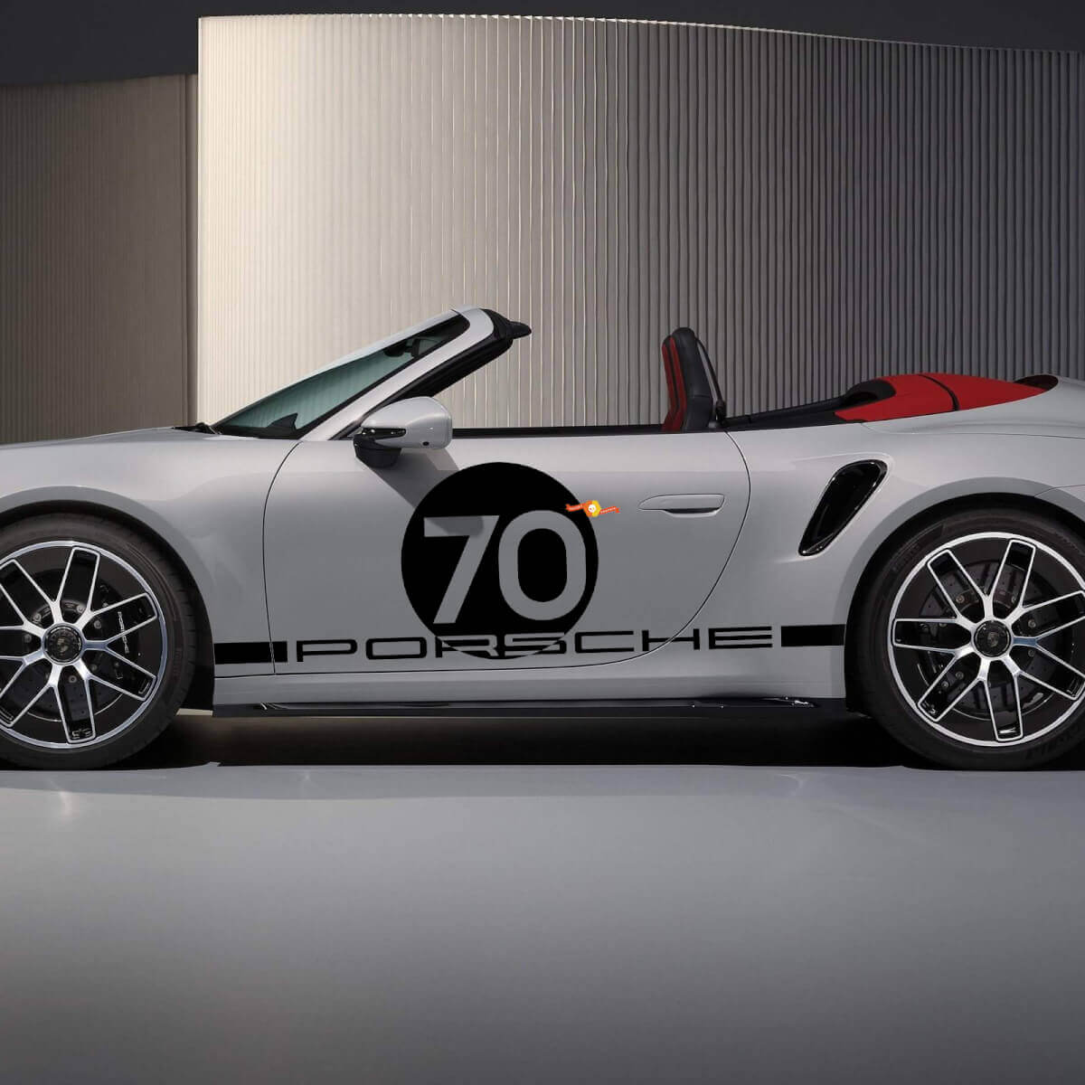 Zijkant Kit grafische Spirit 70 Decal Sticker voor Porsche 911