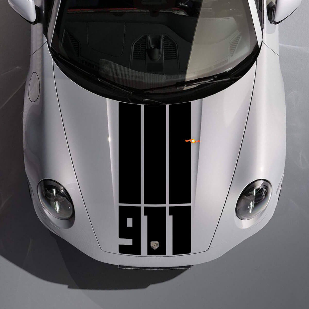 Motorkapset grafische Spirit 70 Decal Sticker voor Porsche 911
