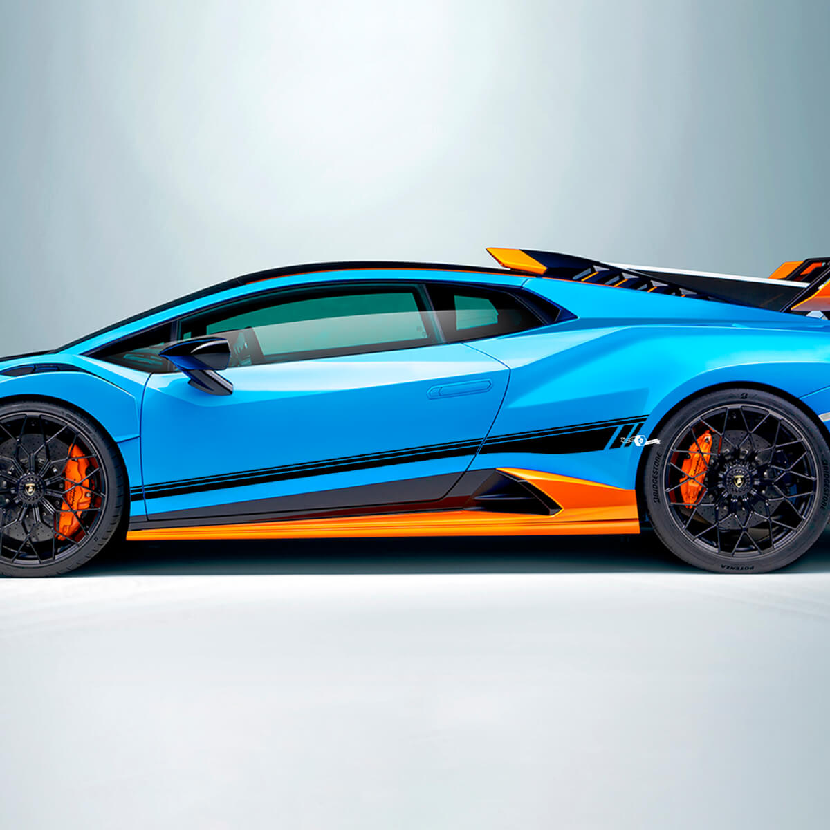 Racing Stripes Side Vinyl Decal Sticker Graphics voor Lamborghini STO

