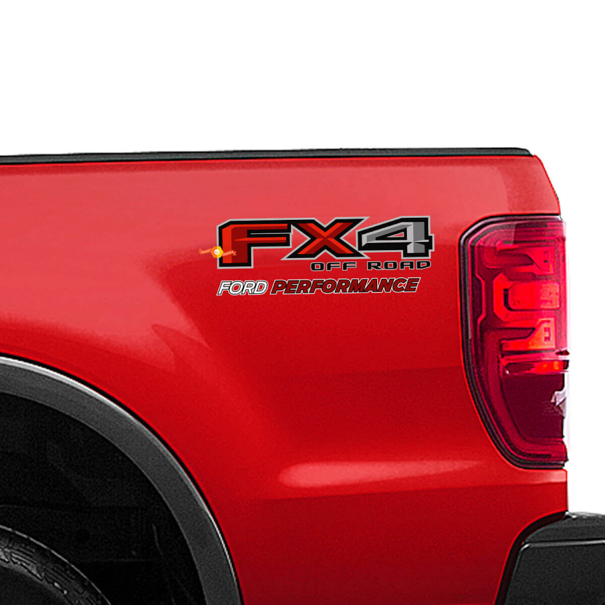 FX4 Off Road Ford Performance Decals Stickers Truck Bed Side voor Ford F150 f250

