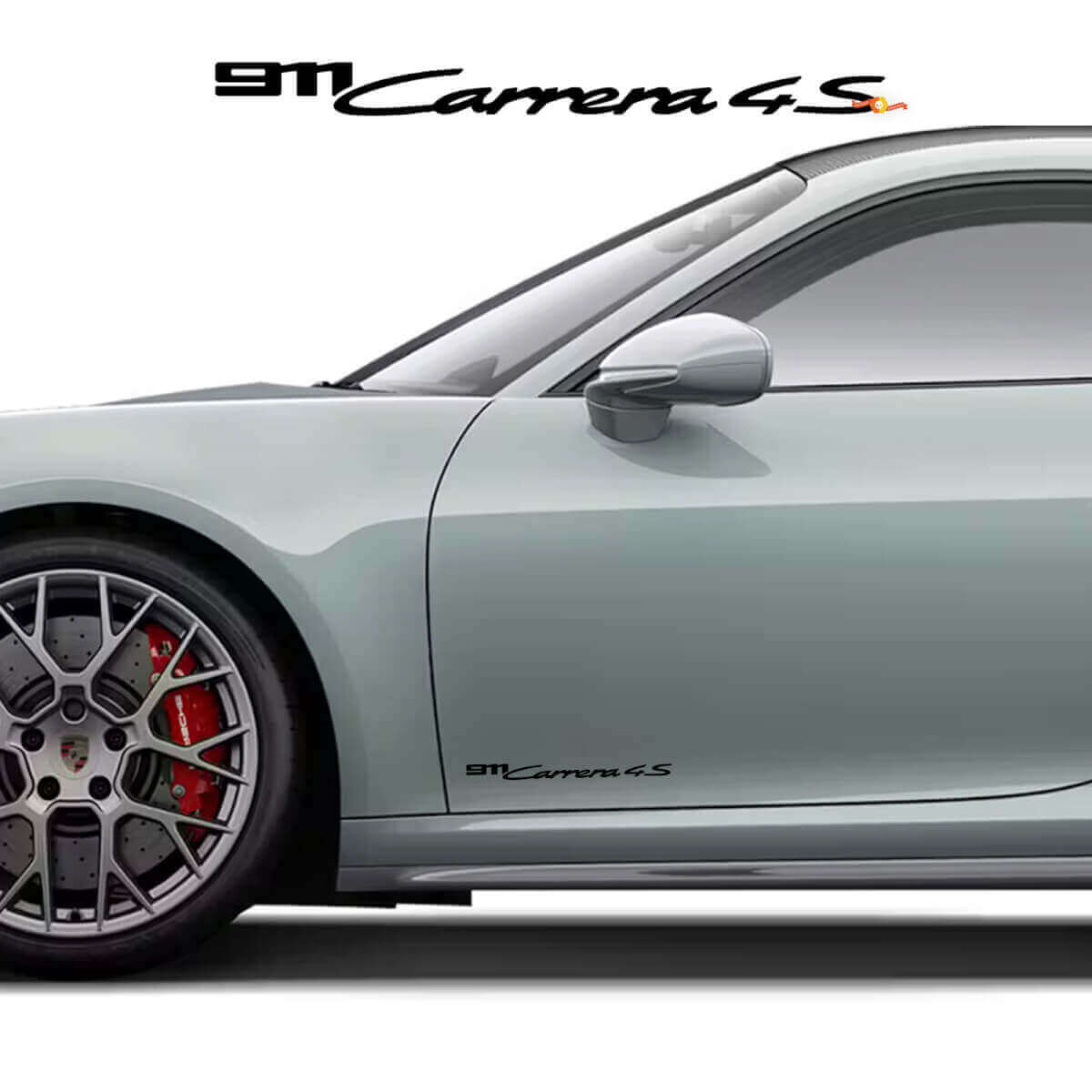 911 Carrera 4S Zijdeur Vinyl Stickers Set voor Porsche 911